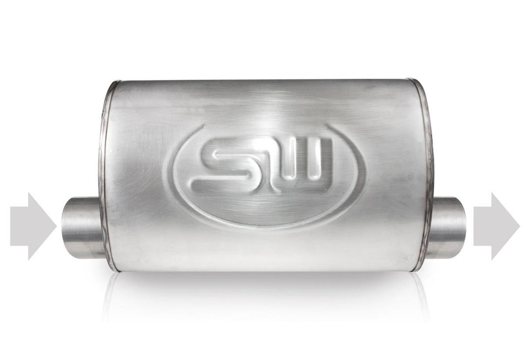 Stainless Works Turbo Chambered Muffler 2" Offset/Offset Same Side - Apollo Off-Road
