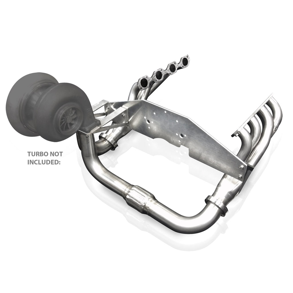 Stainless Works Turbo Header Kit 1-7/8" Down & Forward Performance Connect - Apollo Off-Road
