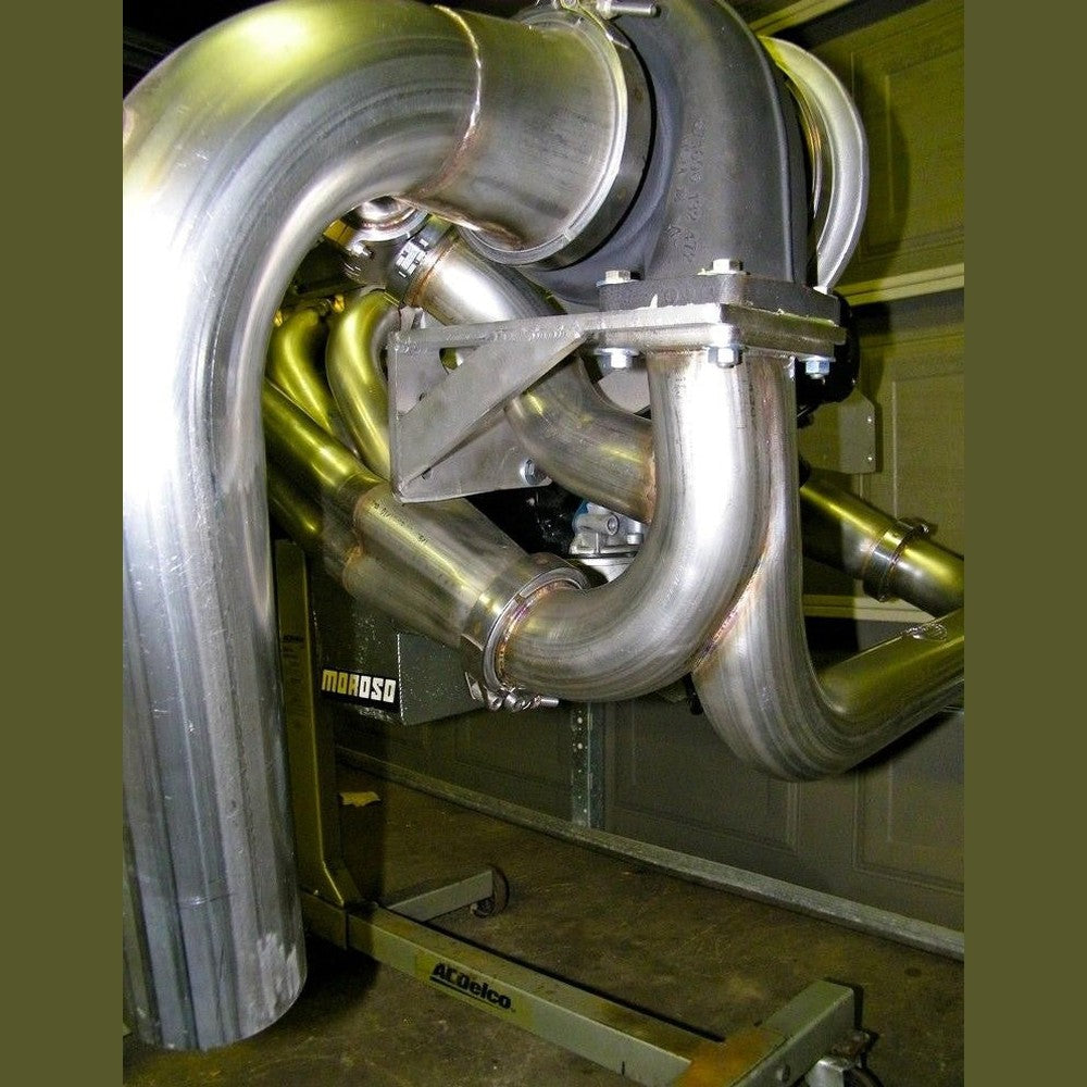 Stainless Works Turbo Header Kit 1-7/8" Down & Forward Performance Connect - Apollo Off-Road