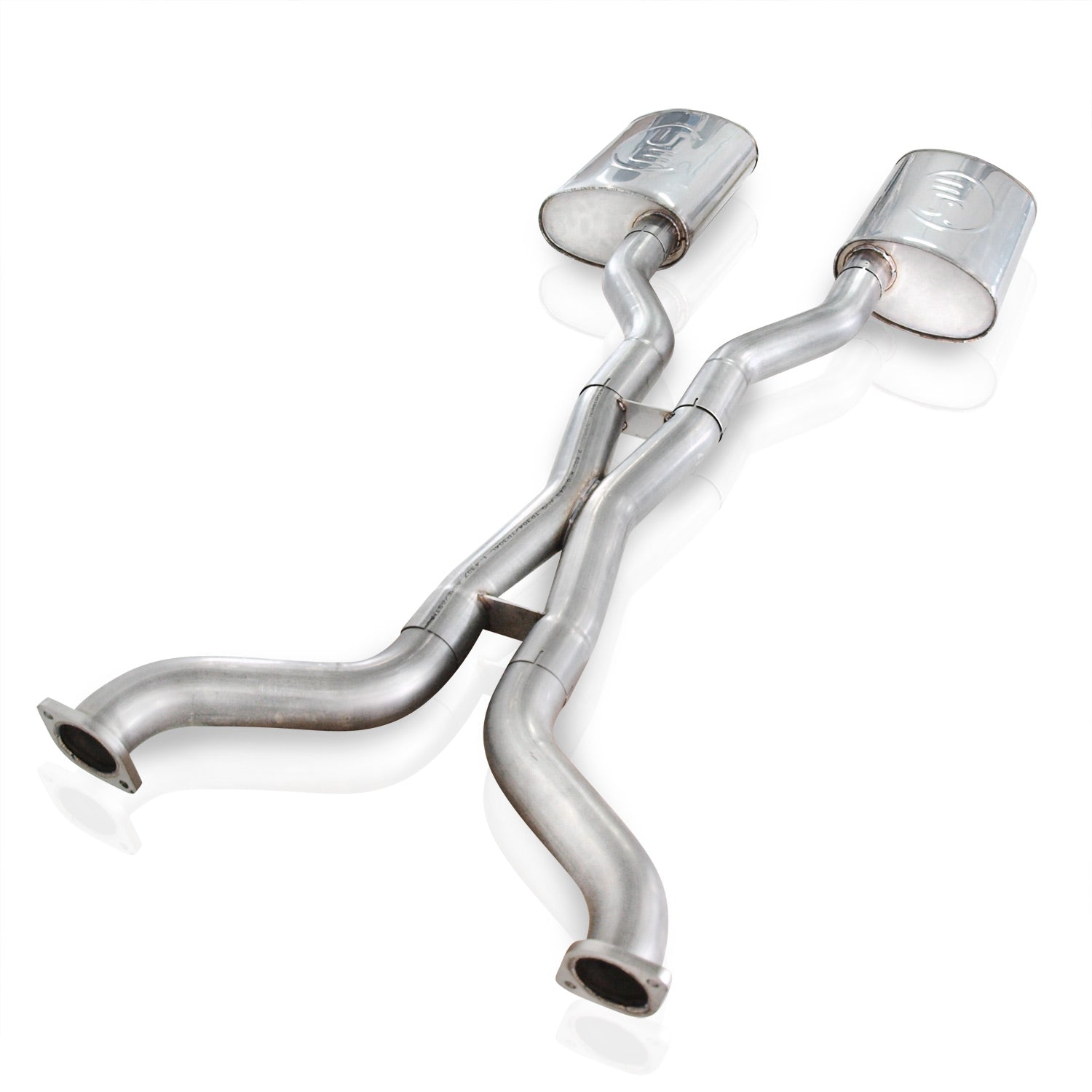Stainless Works Turbo S-Tube Mufflers W/O Tails Factory & Performance Connect - Apollo Off-Road