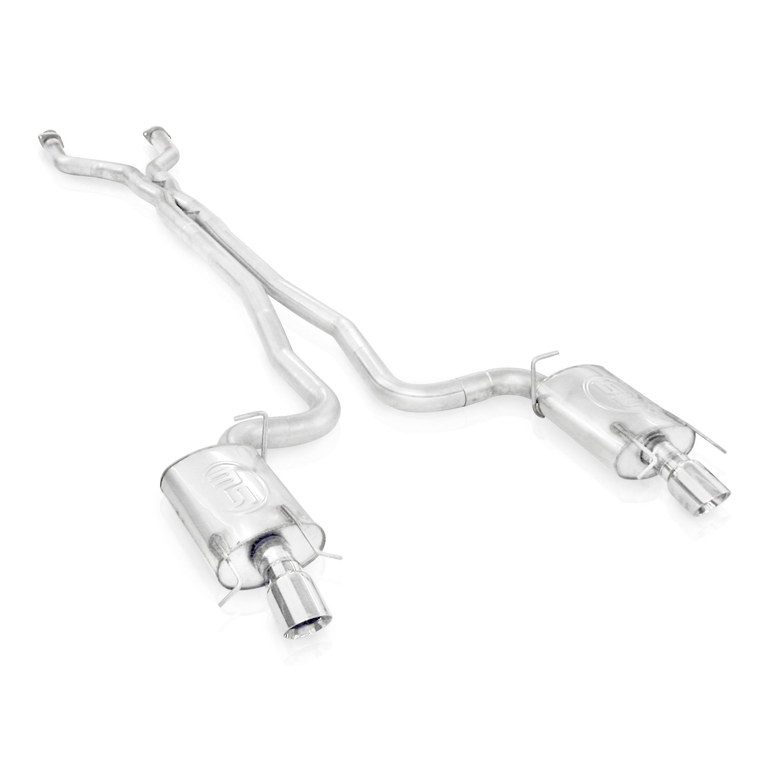 Stainless Works Wagon Catback Dual Turbo Chambered Mufflers Factory Connect - Apollo Off-Road