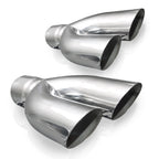 Stainless Works Y-Style 2-1/2" Slash Cut Tips - Apollo Off-Road