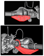 Foutz Motorsports Front Differential Skid Plate, Dana 60 Front Axles 2017-2027 Ford F-250/F-350 Super Duty