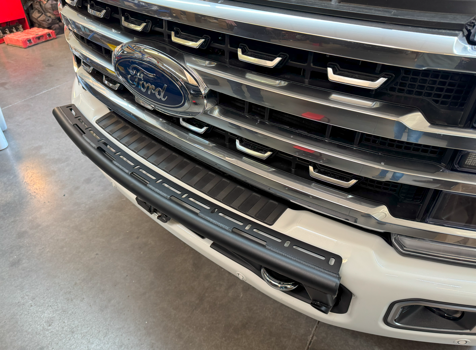Foutz Motorsports Front Light Mount Kit (Stock Bumper) 2017-2026 Ford F-250 Super Duty