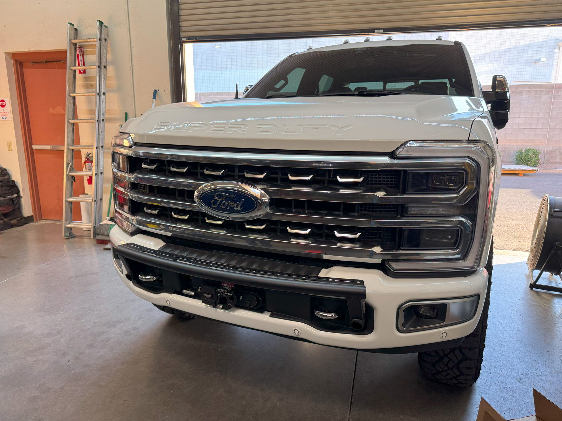 Foutz Motorsports Front Light Mount Kit (Stock Bumper) 2017-2026 Ford F-250 Super Duty