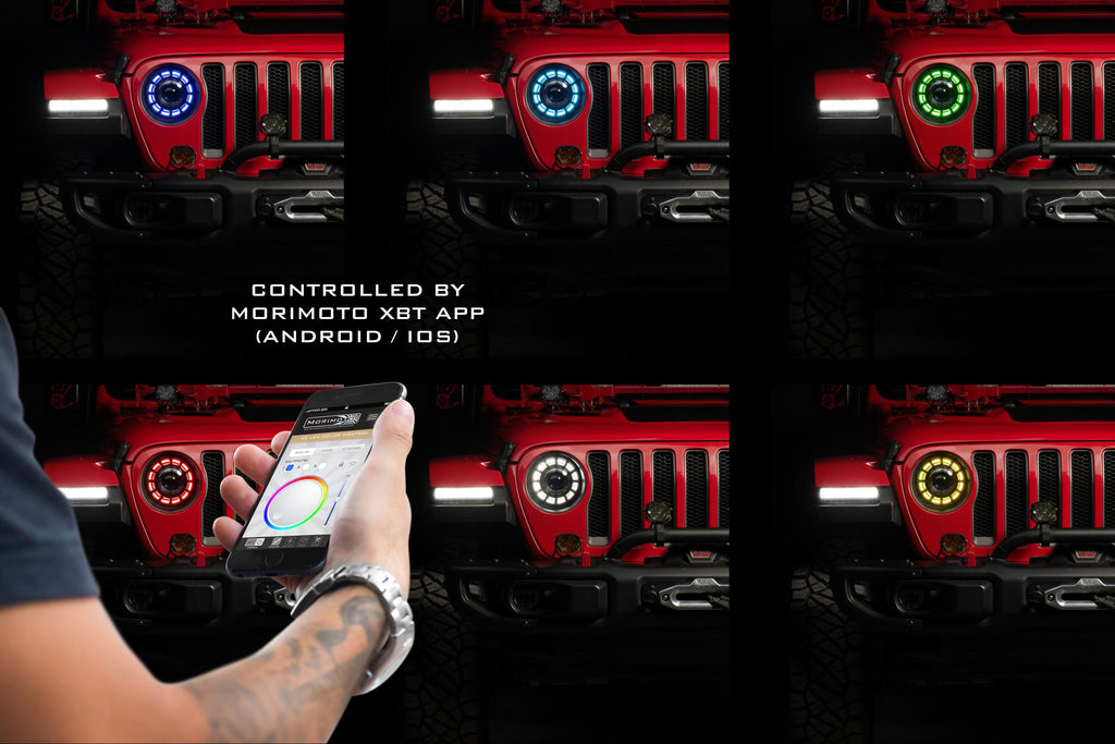 Super7 RGBW Halo System: Jeep JL/JT (18-24) - Apollo Off-Road