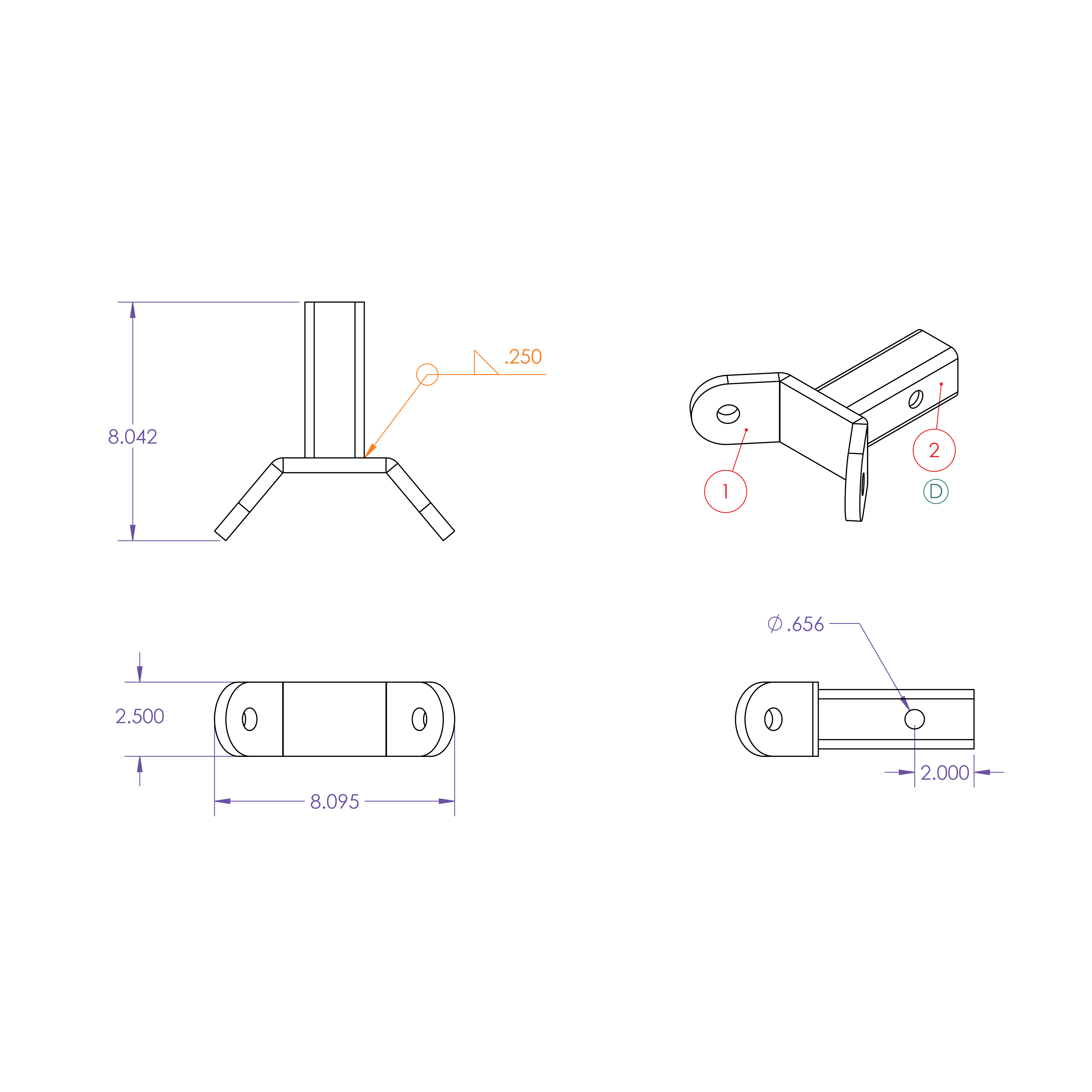 Suspension Stabilizer Bar Clamp Kit - Apollo Off-Road