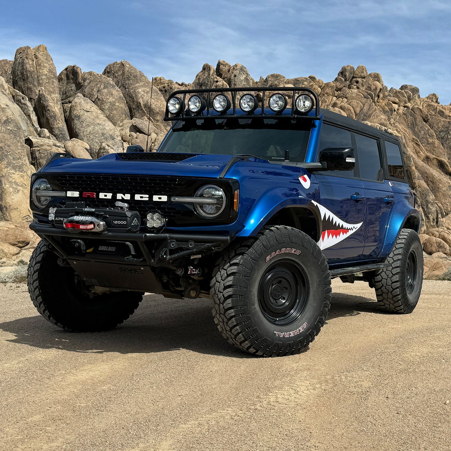 SVC Offroad Winch Baja Front Bumper - 21+ Ford Bronco