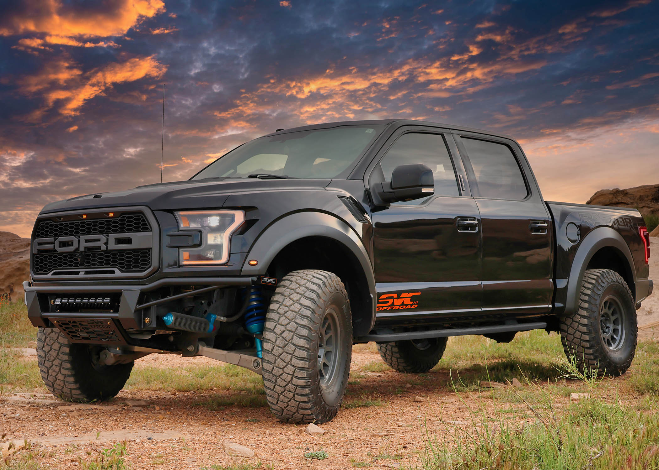 SVC Offroad Baja Flush Bolt-On Front Bumper - Gen 2 Ford Raptor - SVC Offroad