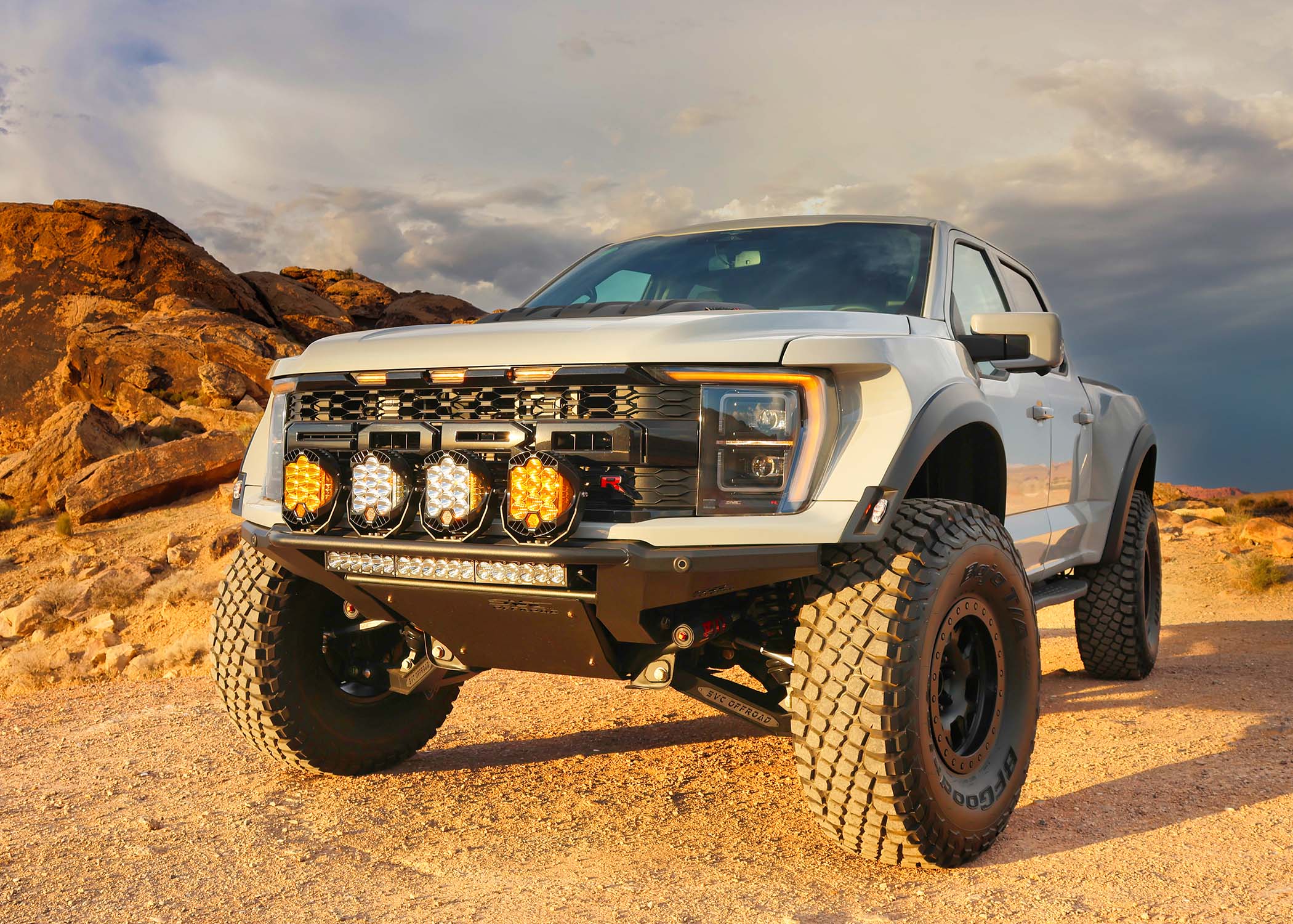 SVC Offroad Mojave Frame Cut Bumper - 21+ Ford Raptor