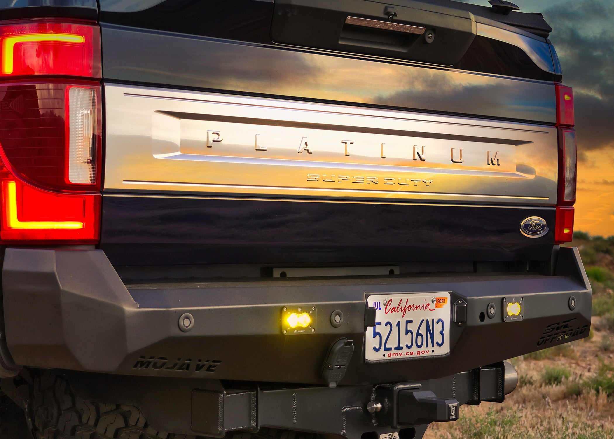SVC Offroad Mojave Rear Bumper - 17-22 Ford Super Duty