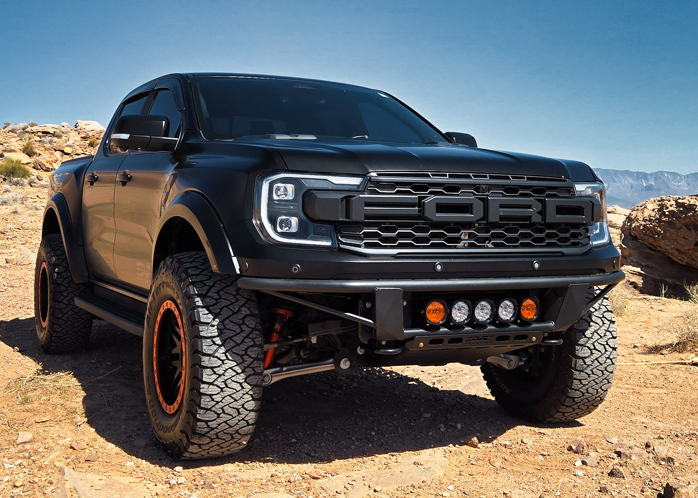 SVC Offroad Baja Flush Front Bumper - 24+ Ford Ranger Raptor