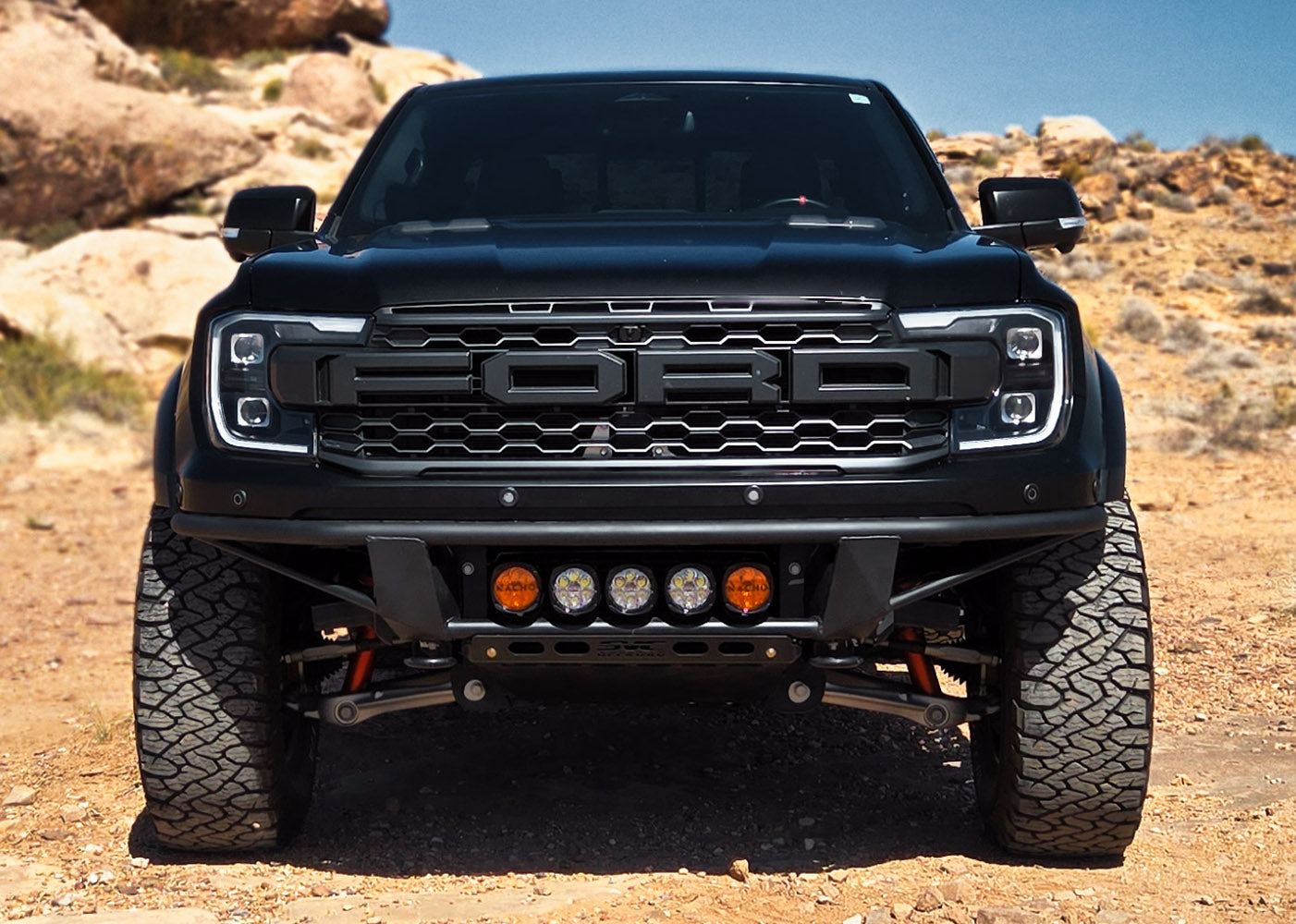 SVC Offroad Baja Flush Front Bumper - 24+ Ford Ranger Raptor