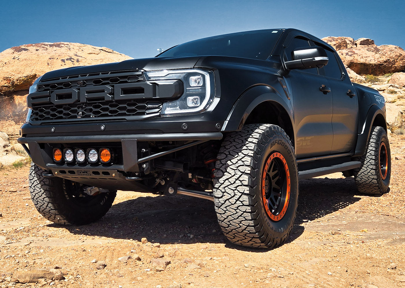 SVC Offroad Baja Flush Front Bumper - 24+ Ford Ranger Raptor