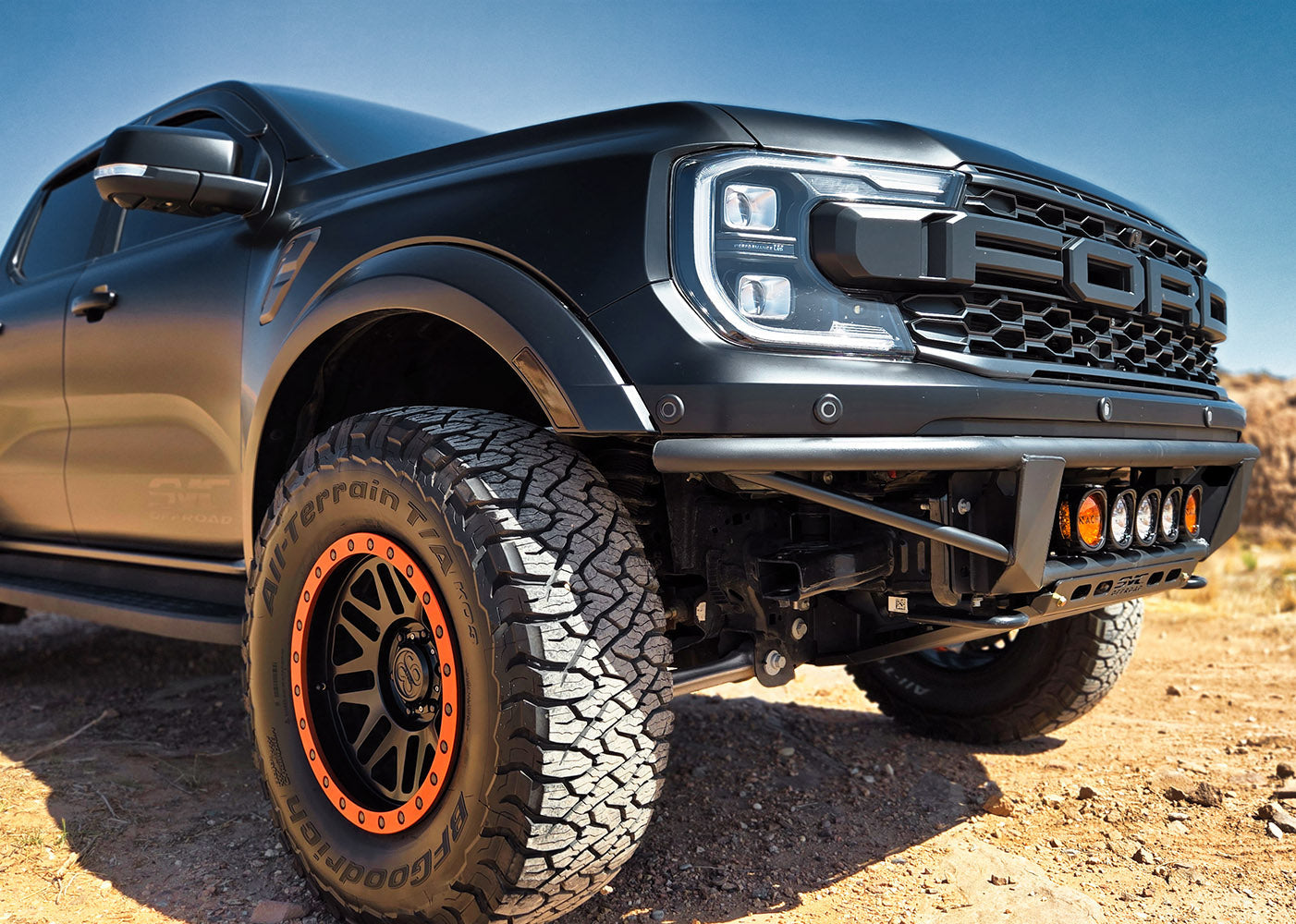 SVC Offroad Baja Flush Front Bumper - 24+ Ford Ranger Raptor