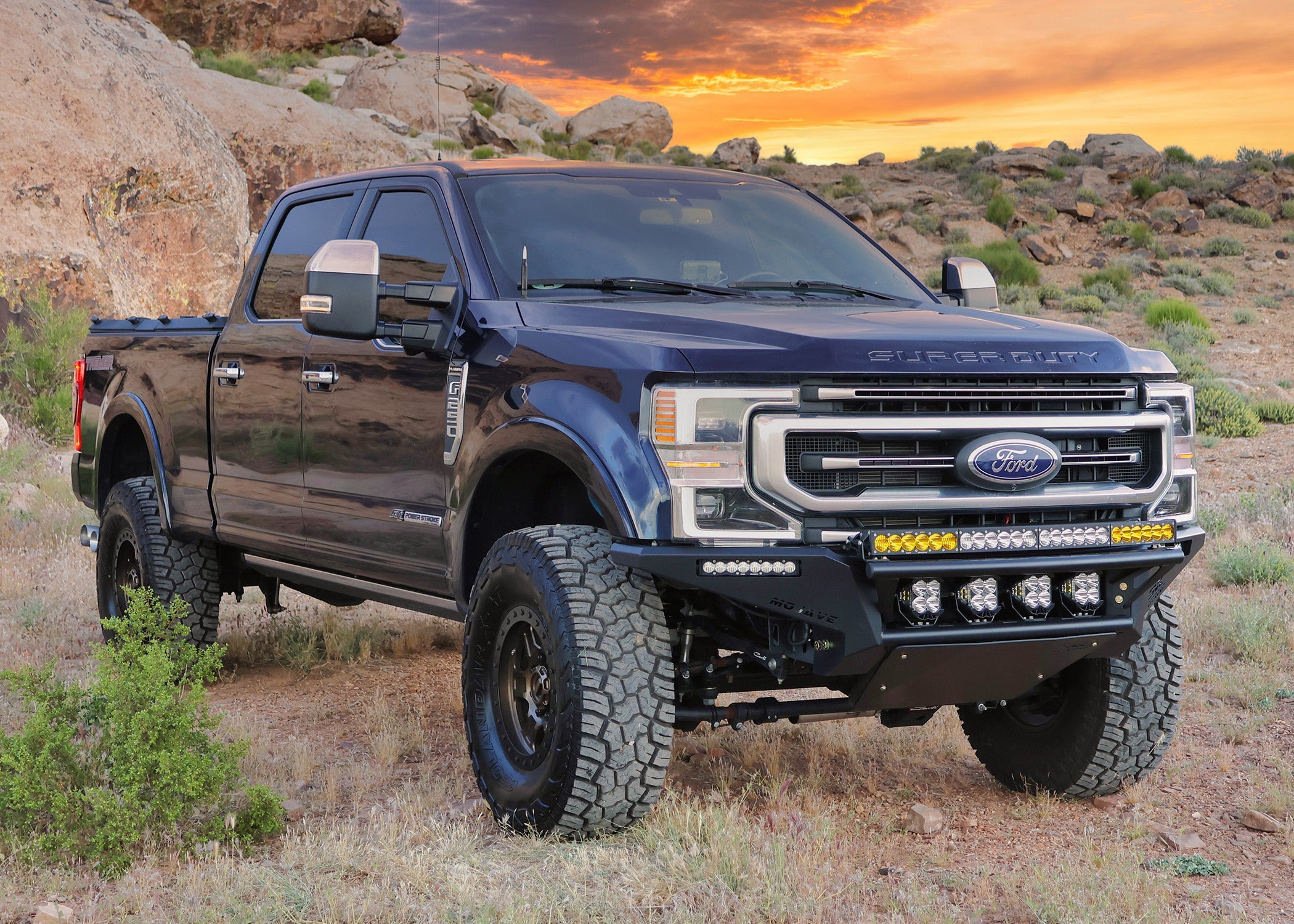 SVC Offroad Front Mojave Bumper - 17-22 Ford Super Duty