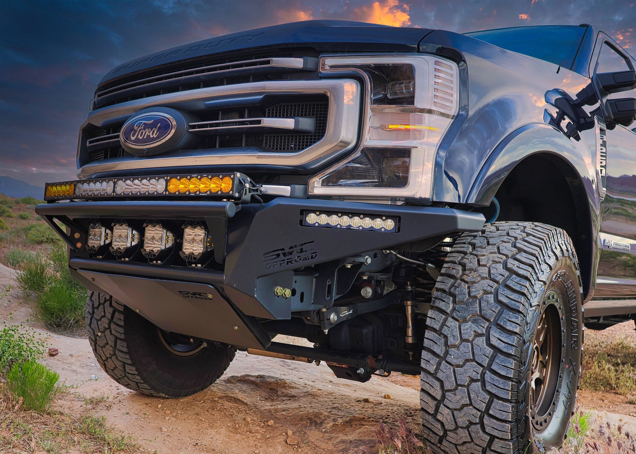 SVC Offroad Front Mojave Bumper - 17-22 Ford Super Duty