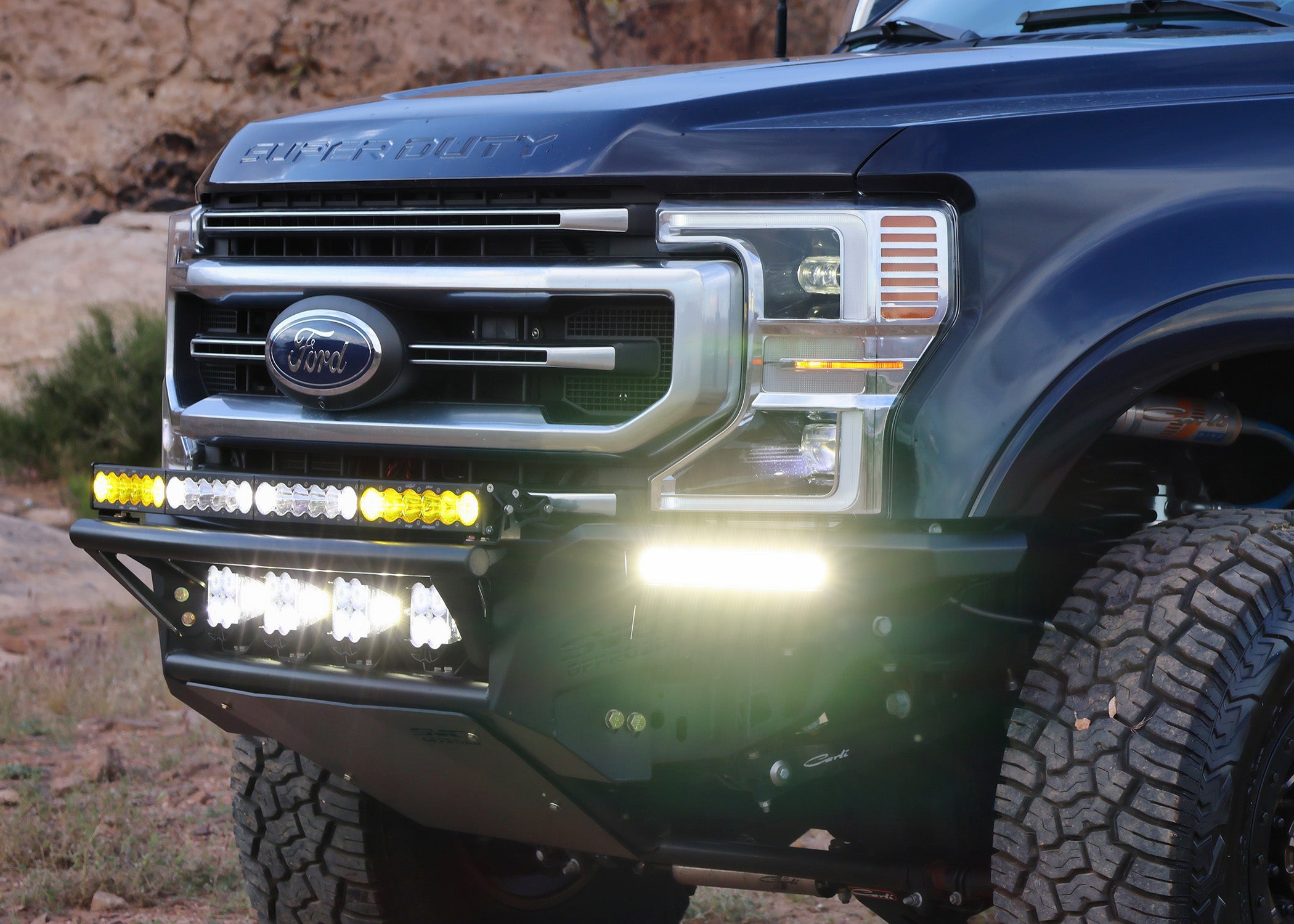 SVC Offroad Front Mojave Bumper - 17-22 Ford Super Duty