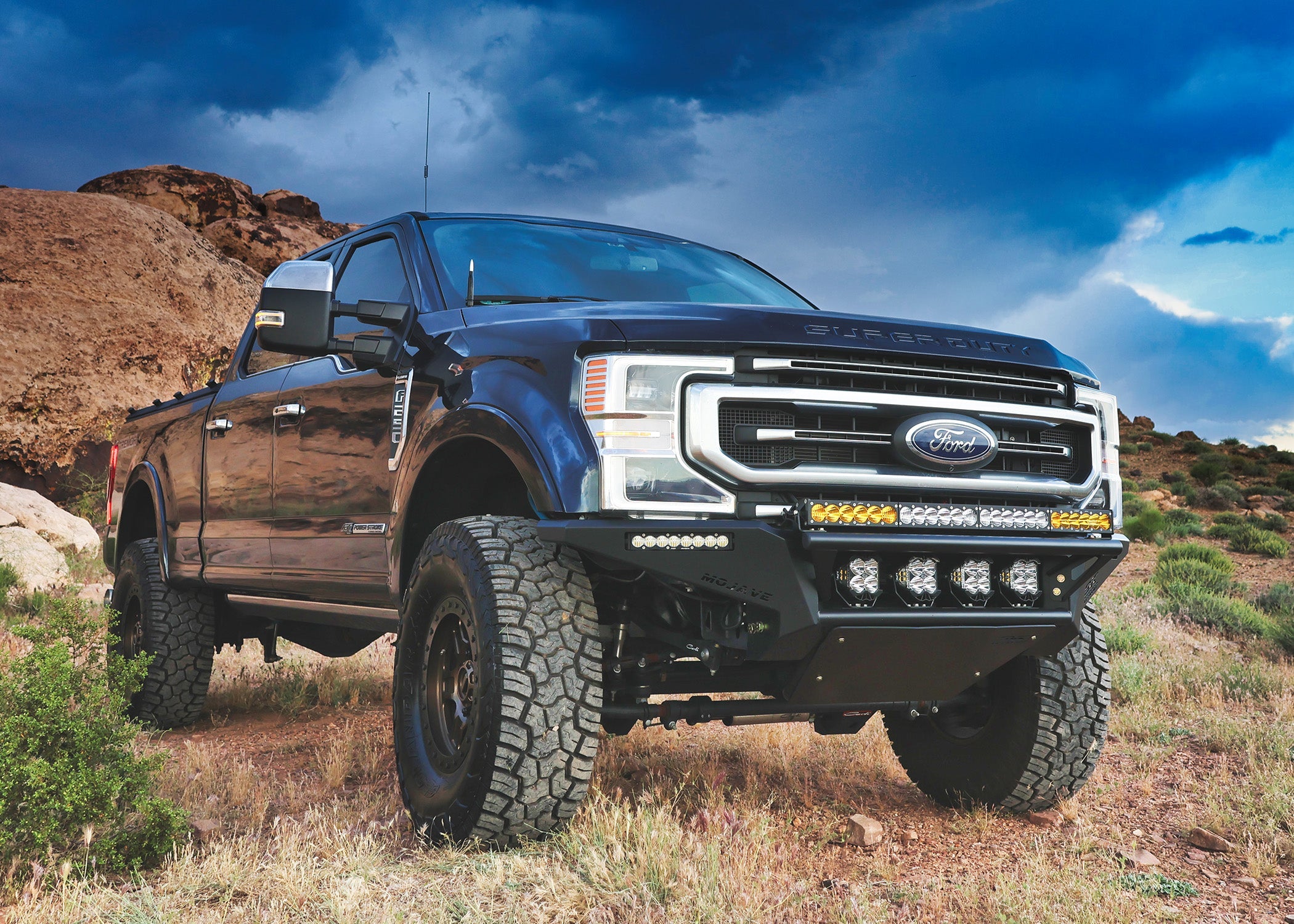 SVC Offroad Front Mojave Bumper - 17-22 Ford Super Duty