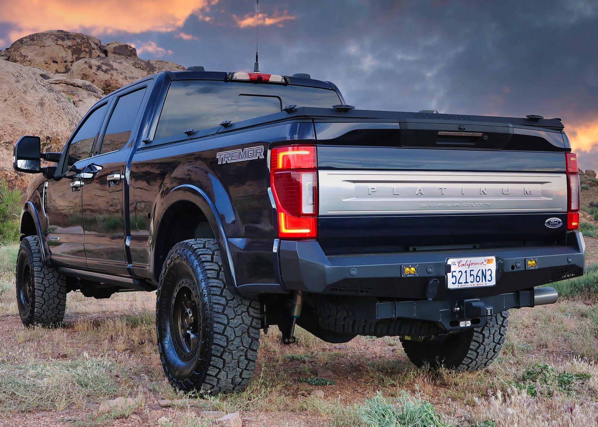 SVC Offroad Mojave Rear Bumper - 17-22 Ford Super Duty