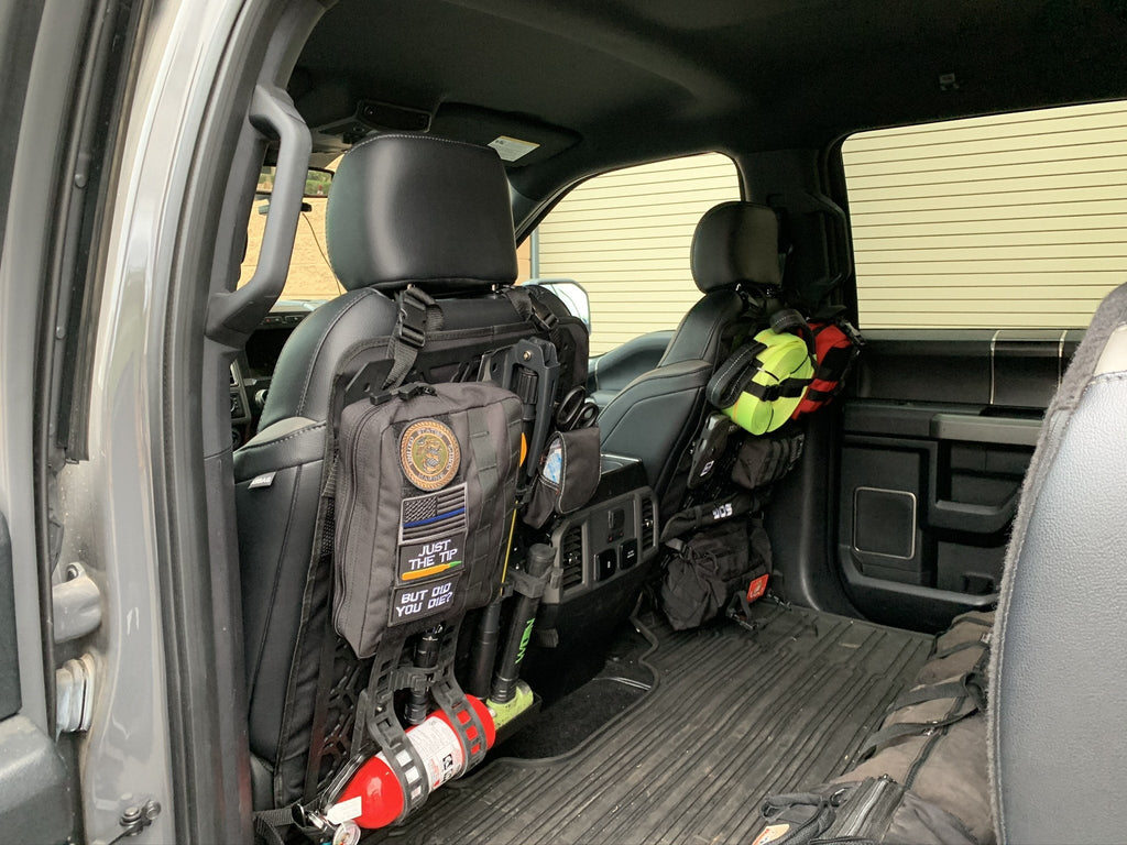 Foutz Motorsports Off-Road Seat Back Panel Kit with Shovel - Hammer - Fire Extinguisher
