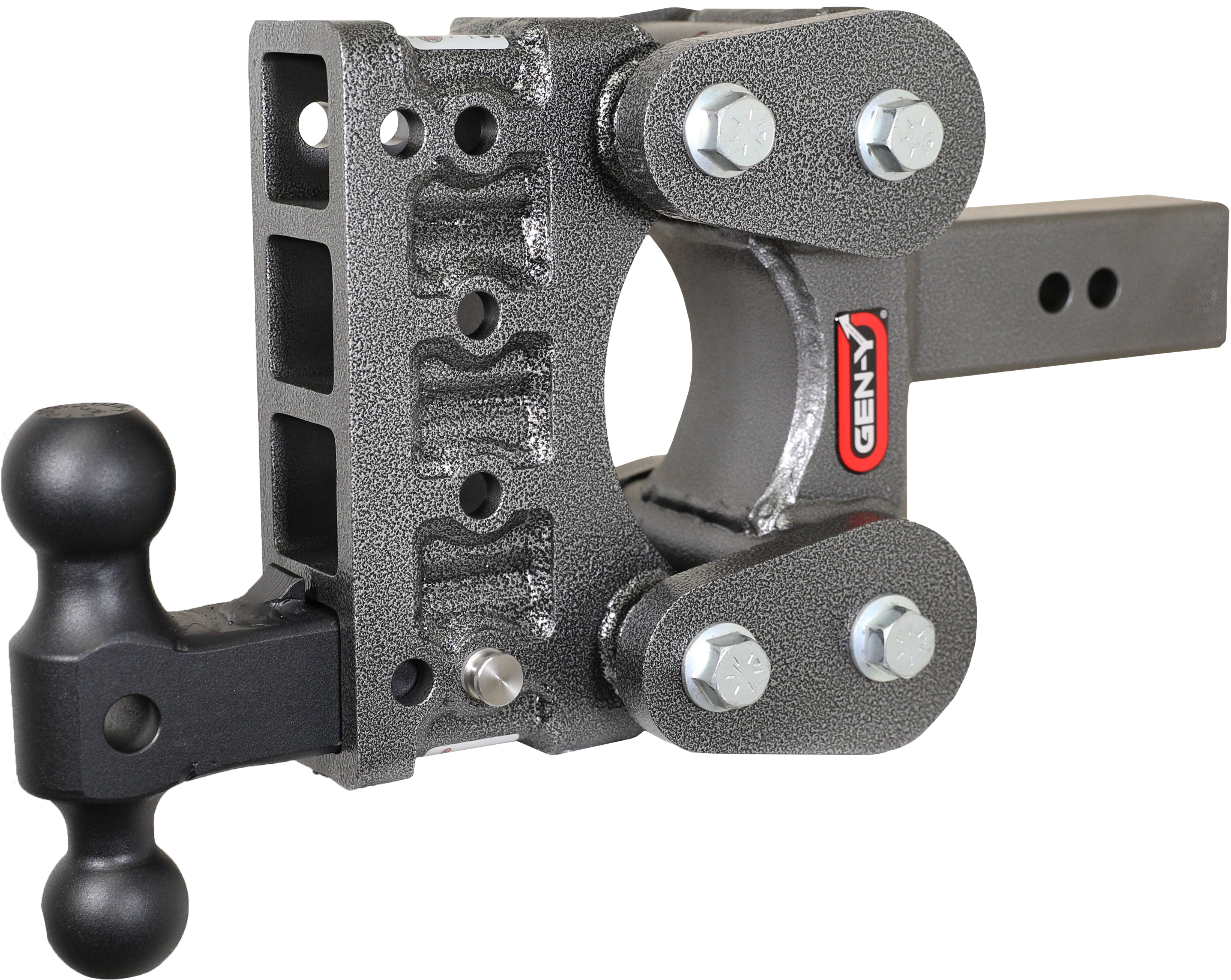 The BOSS TORSION-FLEX 2.5" Shank 5" Drop 1.7K TW 16K Hitch & GH-051 Dual-Ball - Apollo Off-Road