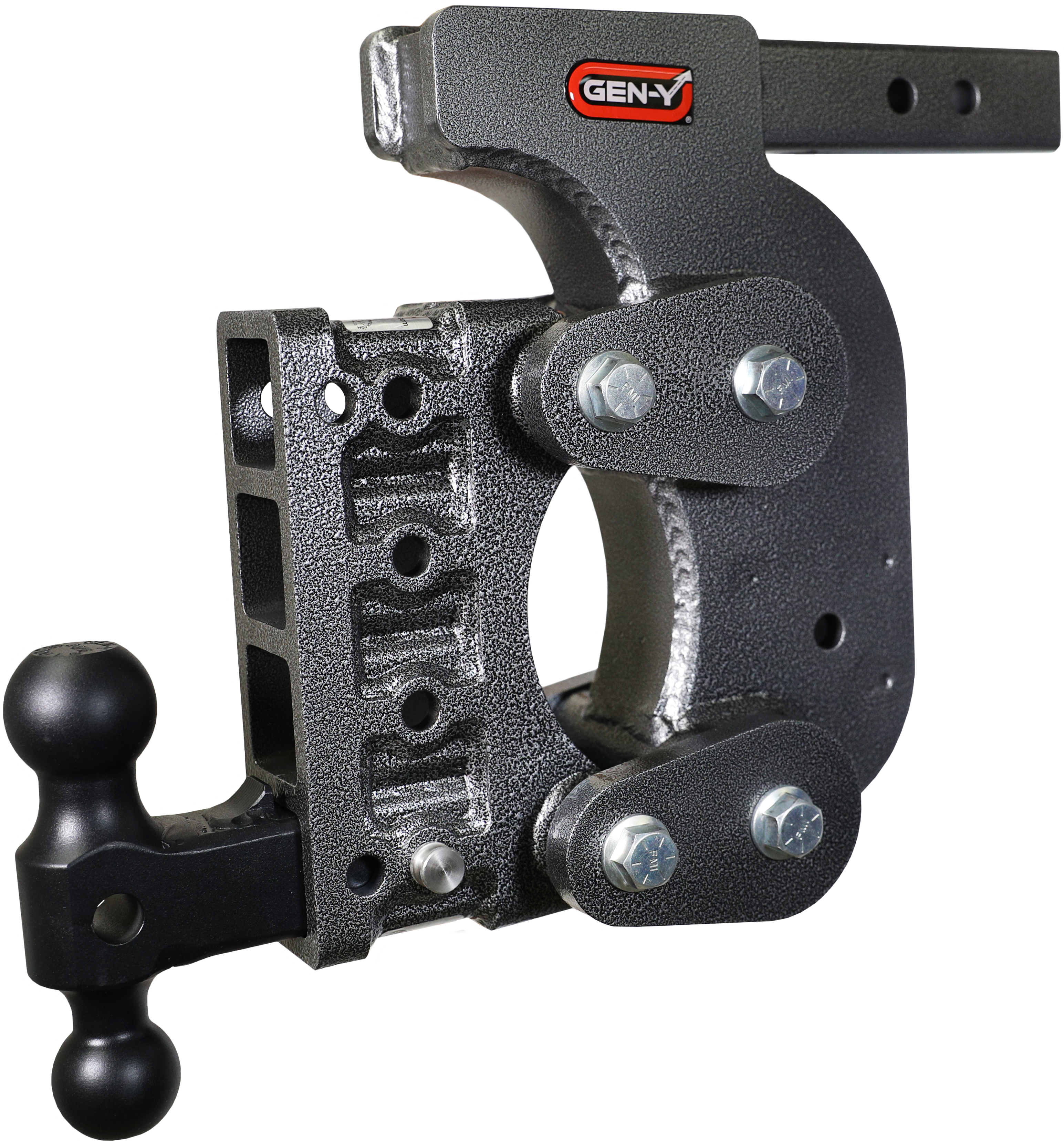 The BOSS TORSION-FLEX 2" Shank 12.5" Drop 1.7K TW 16K Hitch Dual-Ball Stabilizer - Apollo Off-Road