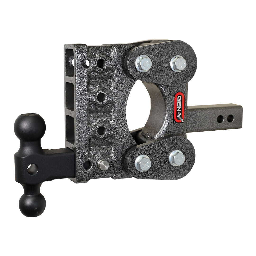 The BOSS TORSION-FLEX 2" Shank 5" Drop 1.1K TW 10K Hitch & GH-031 Dual-Ball - Apollo Off-Road