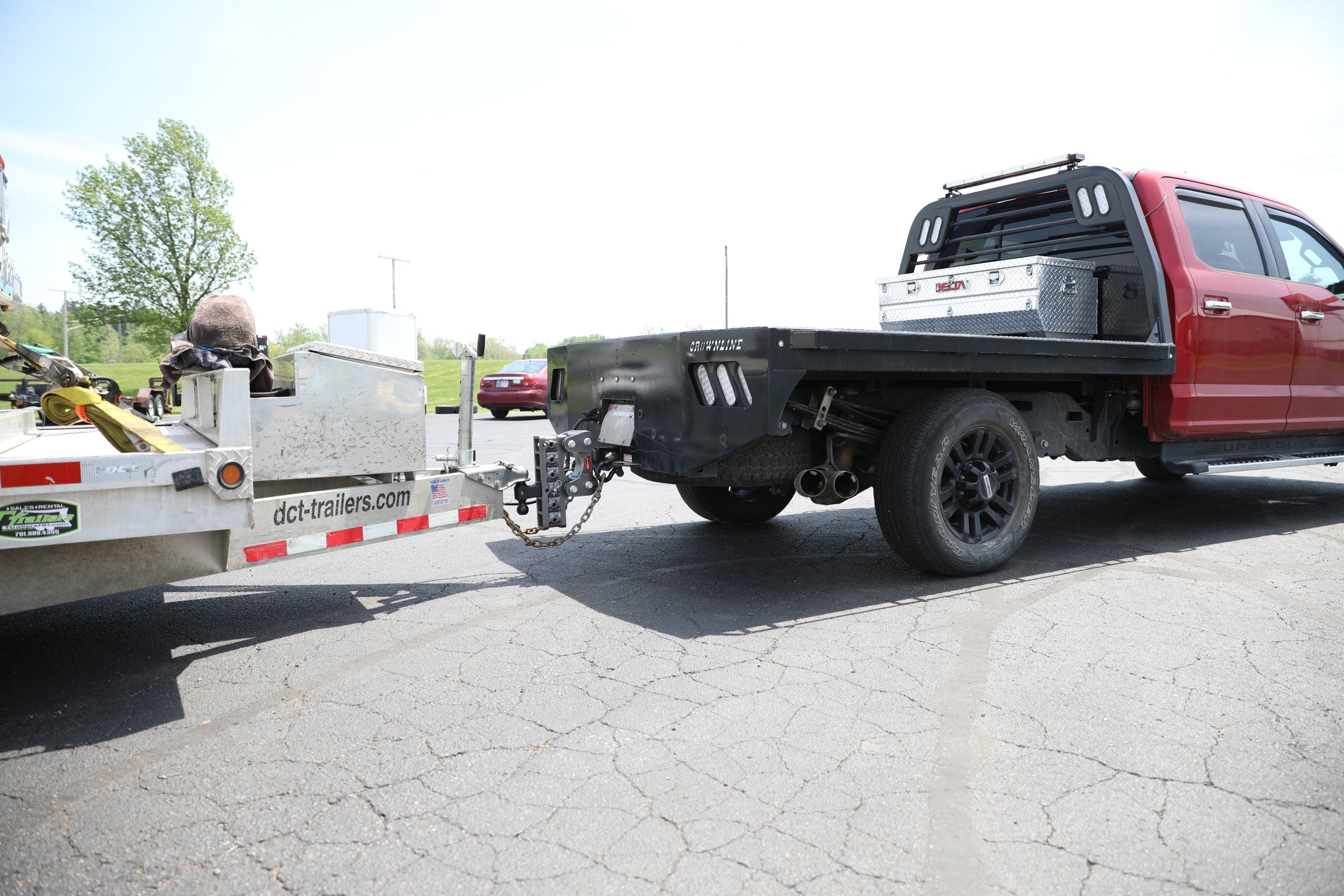 The BOSS TORSION-FLEX 2" Shank 5" Drop 1.1K TW 10K Hitch Dual-Ball & Pintle Lock - Apollo Off-Road