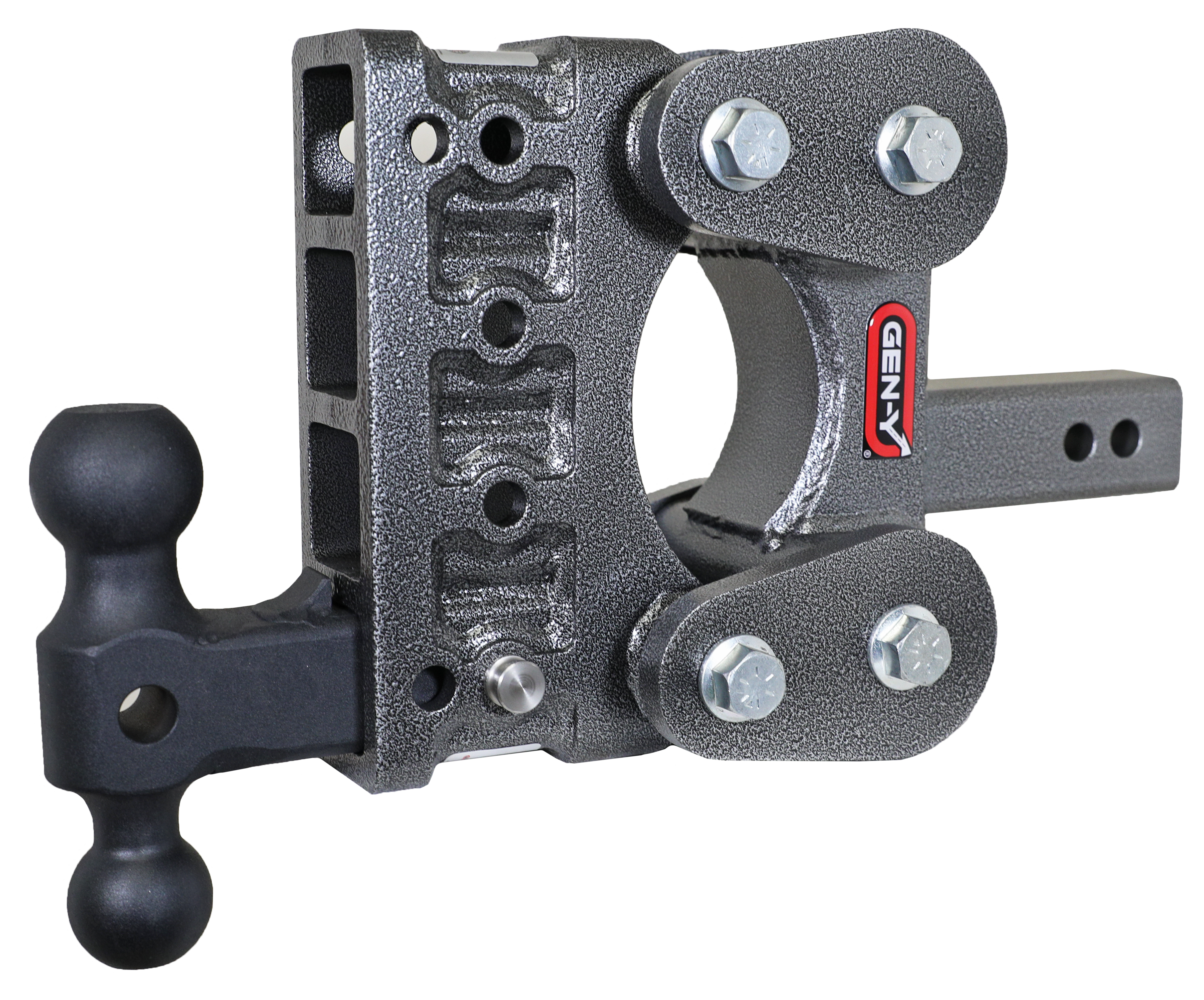 The BOSS TORSION-FLEX 2" Shank 5" Drop 1.7K TW 16K Hitch & GH-051 Dual-Ball - Apollo Off-Road
