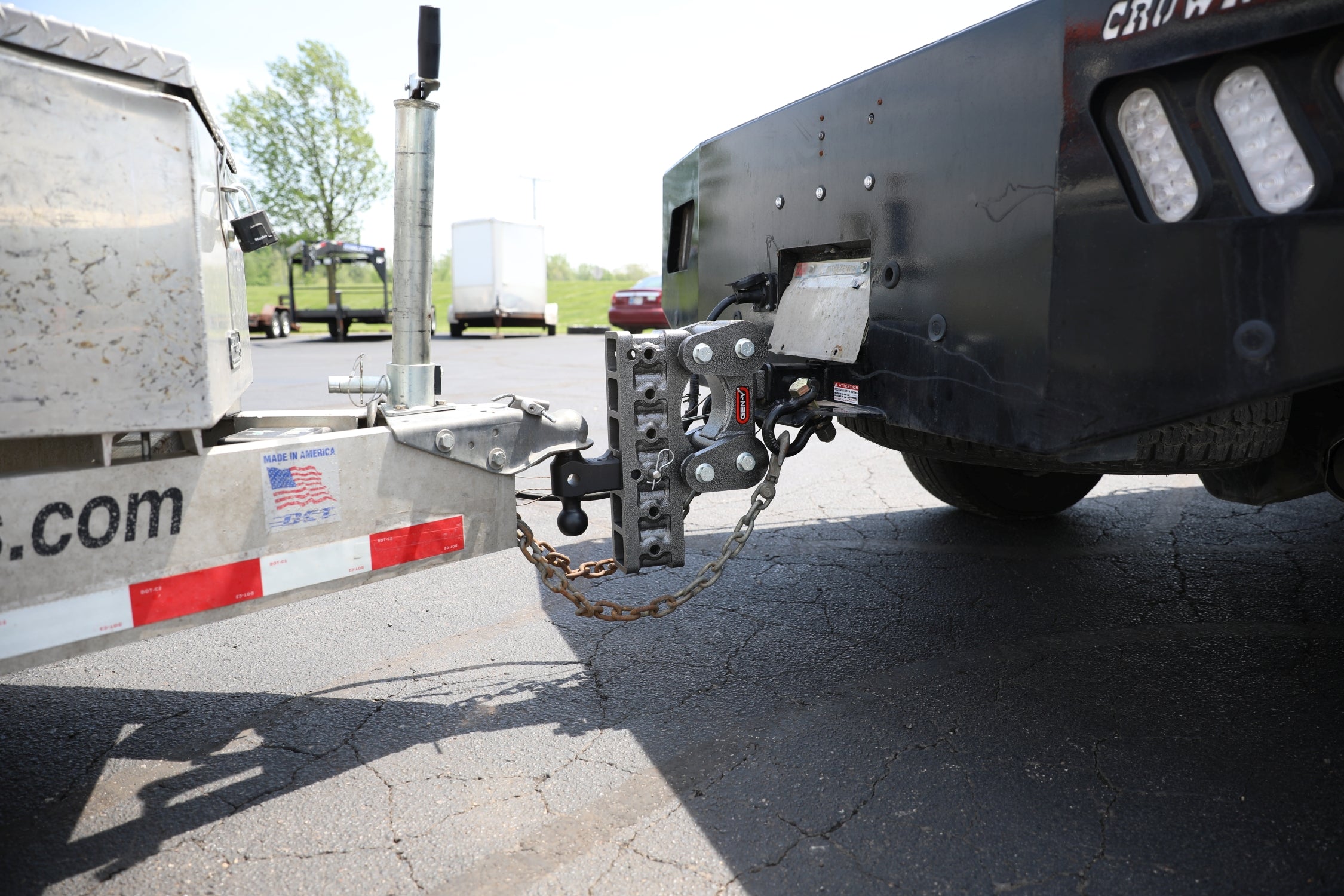 The BOSS TORSION-FLEX 2" Shank 5" Drop 1.7K TW 16K Hitch Dual-Ball & Pintle Lock - Apollo Off-Road