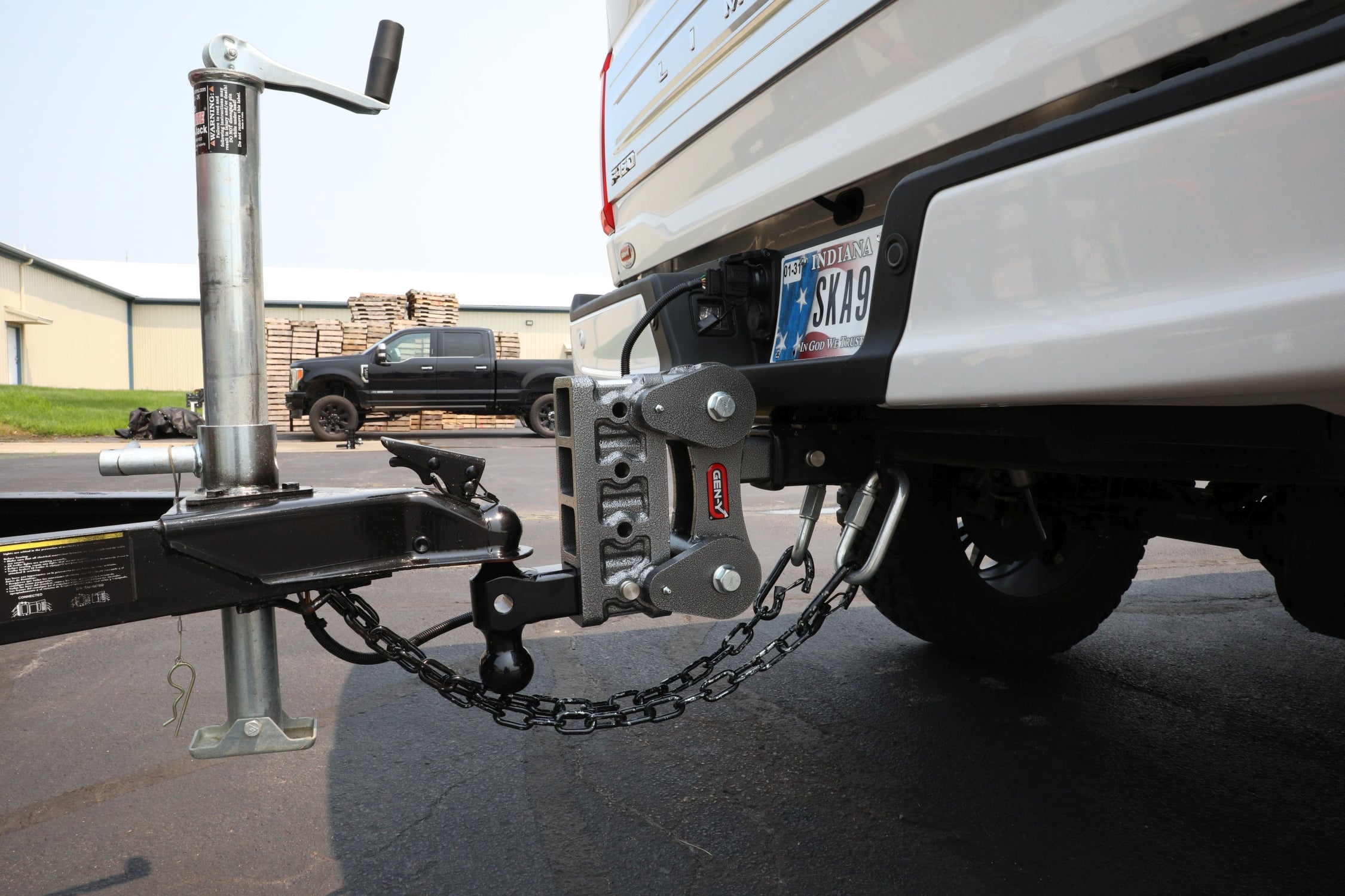 The BOSS TORSION-FLEX Pintle Plate 2" Shank 5.5" Drop 1.7K TW 16K Hitch - Apollo Off-Road