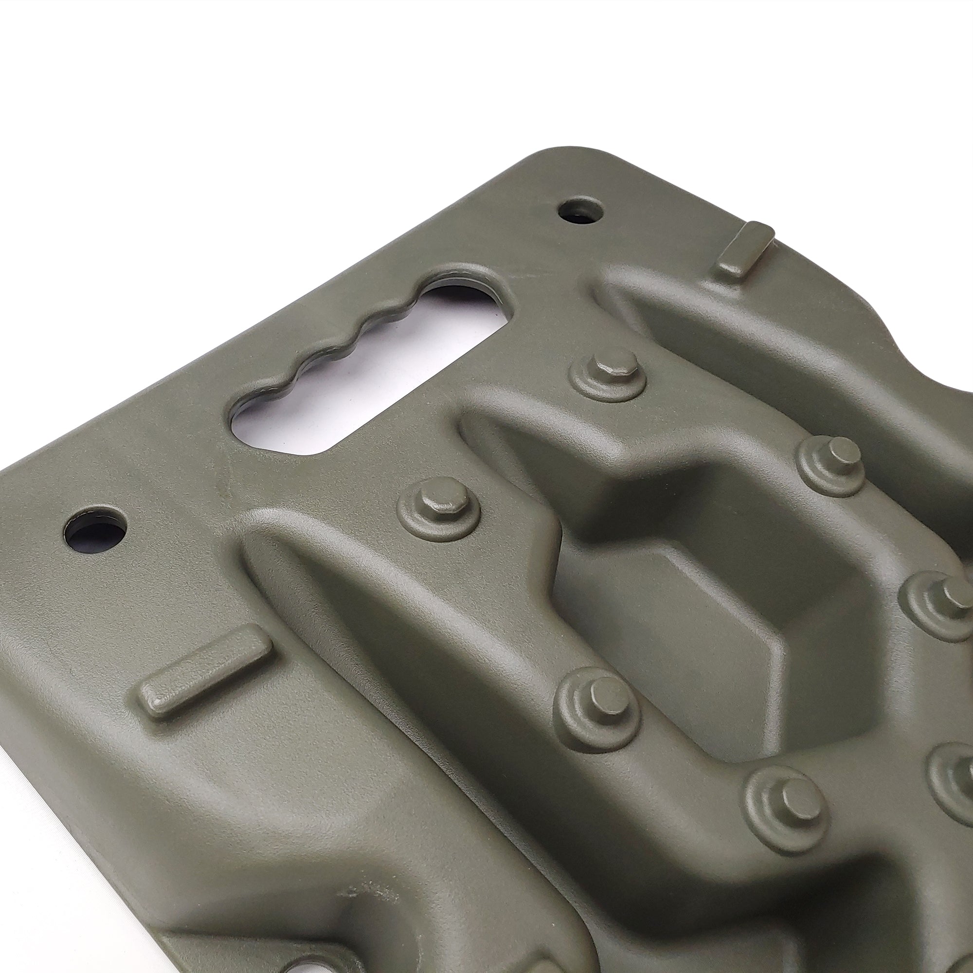Traction Boards With Bag; Olive; Pair - Apollo Off-Road