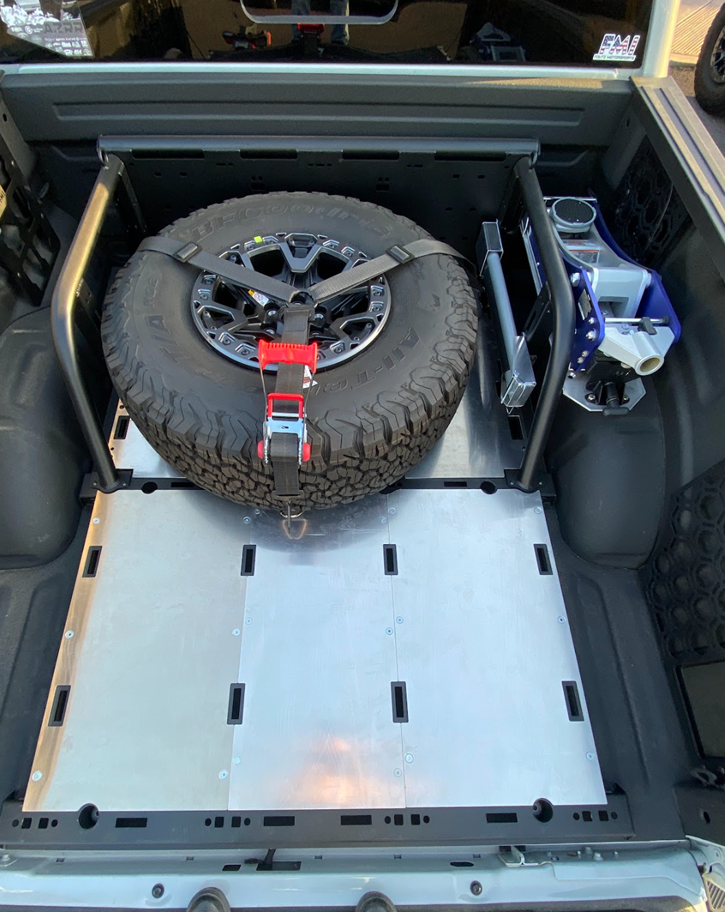 Foutz Motorsports Quick Release Side Jack Mount - Bed Organizer Kit (Add-On)