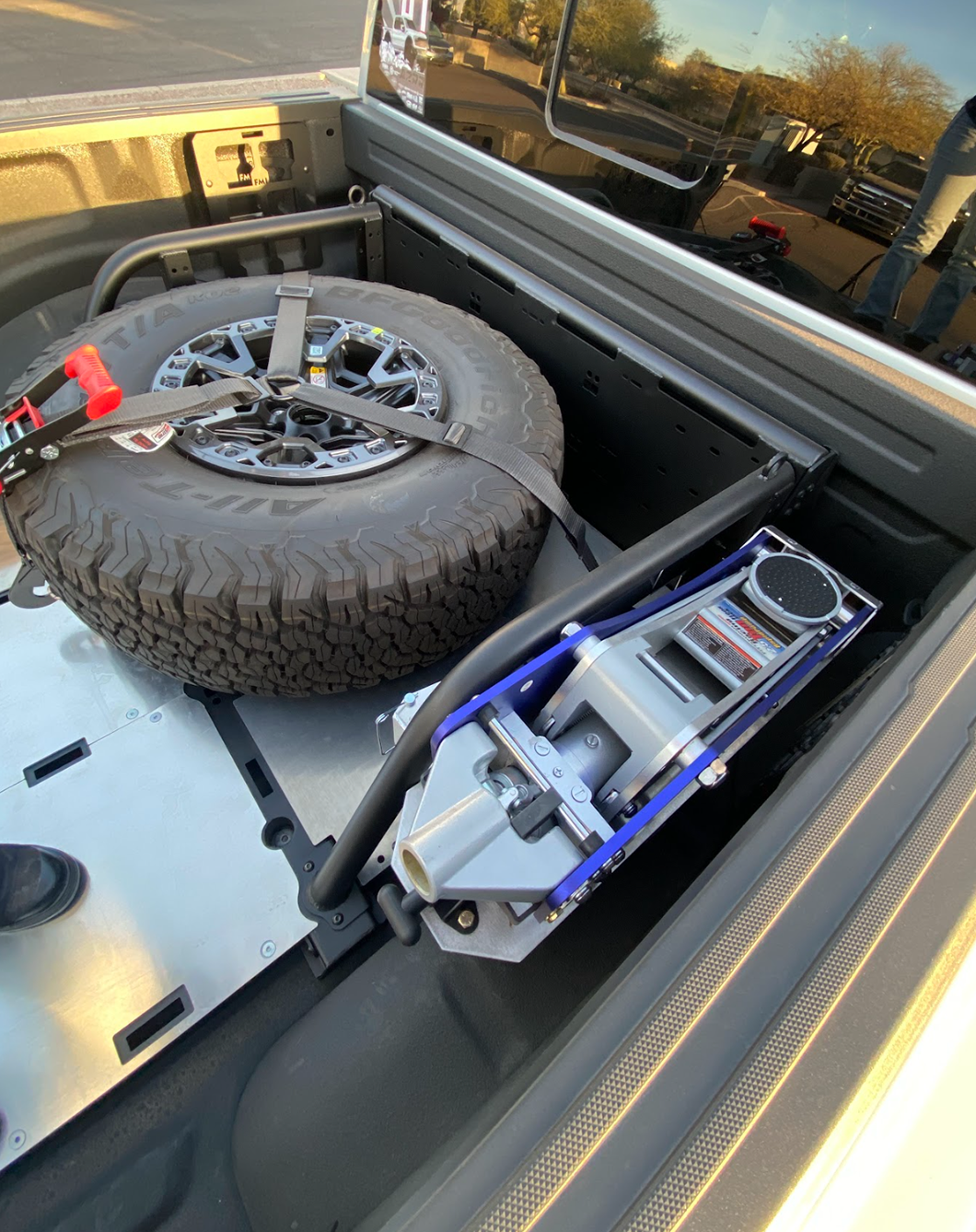 Foutz Motorsports Quick Release Side Jack Mount - Bed Organizer Kit (Add-On)