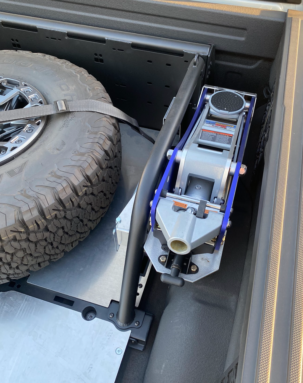 Foutz Motorsports Quick Release Side Jack Mount - Bed Organizer Kit (Add-On)