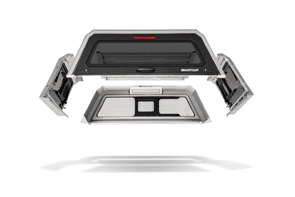 Tundra Truck Bed Cap SmartCap EVO Sport Matte Black For 22-24 Toyota Tundra 5.5 Foot Short Bed - Apollo Off-Road
