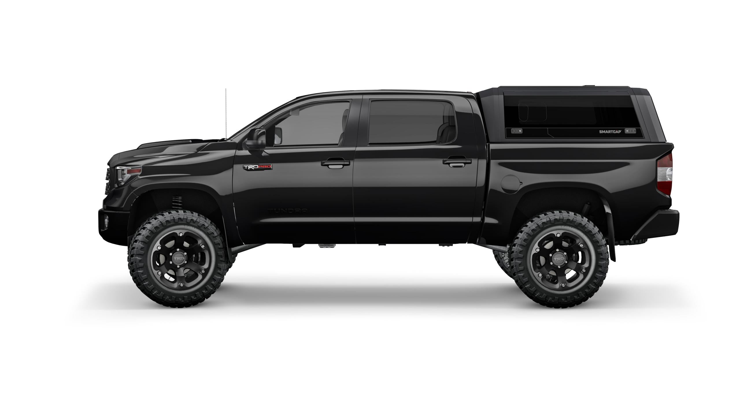 Tundra Truck Bed Cap SmartCap EVO Sport Matte Black For 22-24 Toyota Tundra 6.5 Foot Standard Bed - Apollo Off-Road