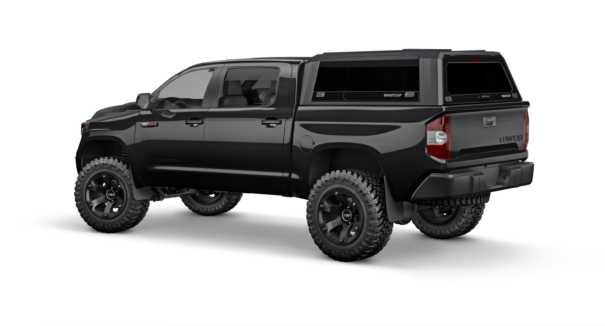 Tundra Truck Bed Cap SmartCap EVO Sport Matte Black For 22-24 Toyota Tundra 6.5 Foot Standard Bed - Apollo Off-Road