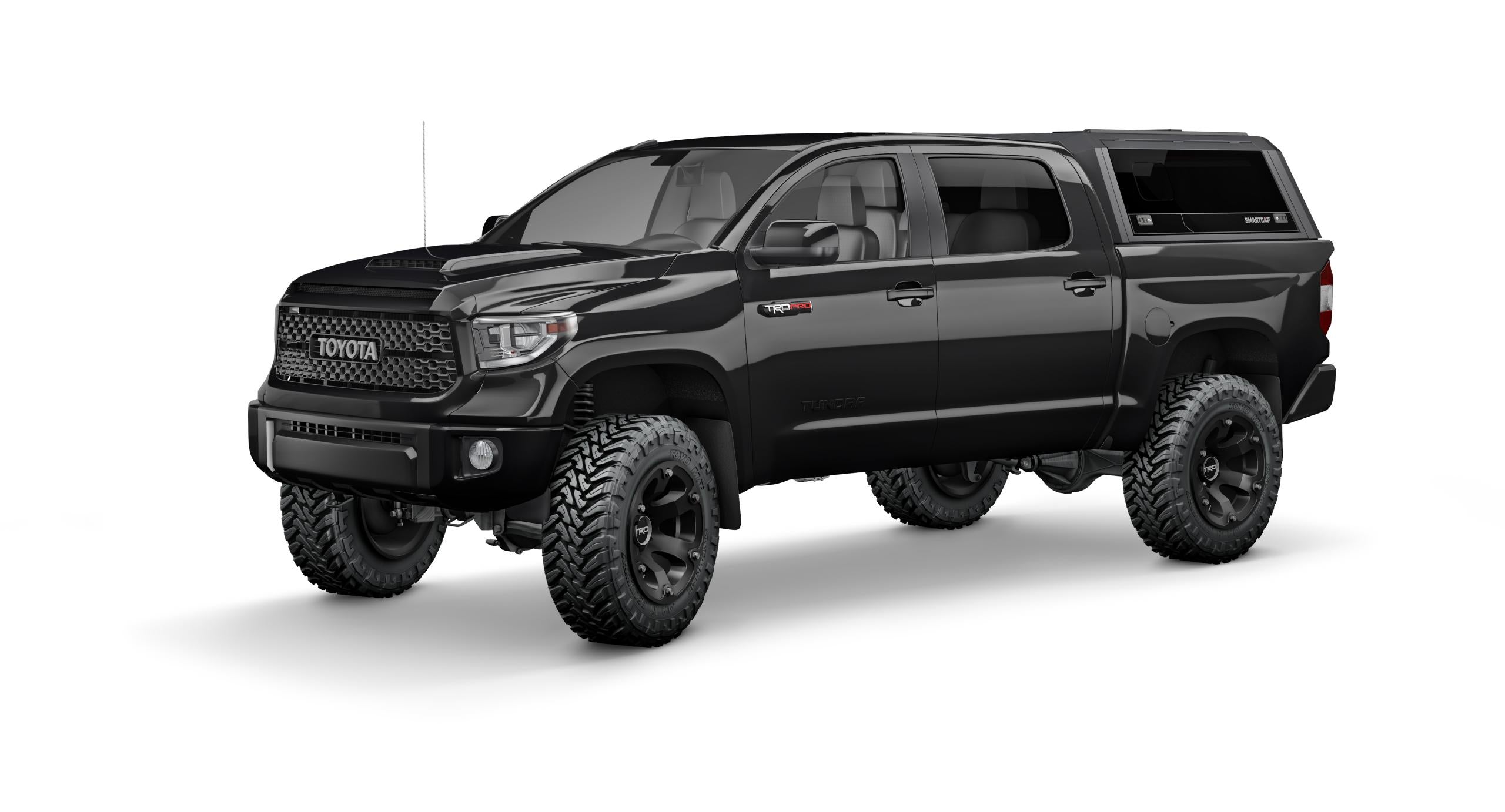 Tundra Truck Bed Cap SmartCap EVO Sport Matte Black For 22-24 Toyota Tundra 6.5 Foot Standard Bed - Apollo Off-Road