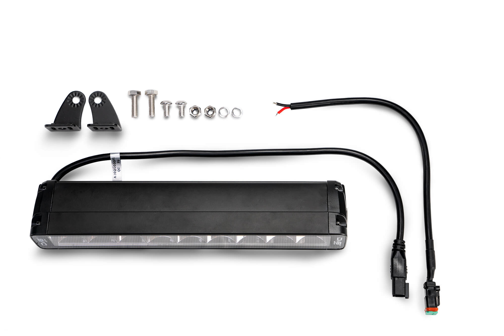 Universal 13in. High Profile LED Light Bar w/ Flood/Spot Combo Pattern/Side Mounts - Apollo Off-Road