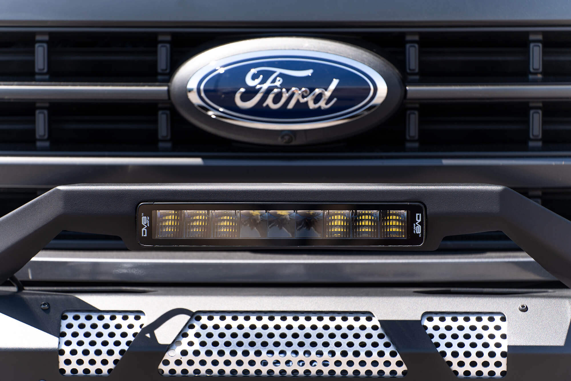 Universal 13in. High Profile LED Light Bar w/ Flood/Spot Combo Pattern/Side Mounts - Apollo Off-Road