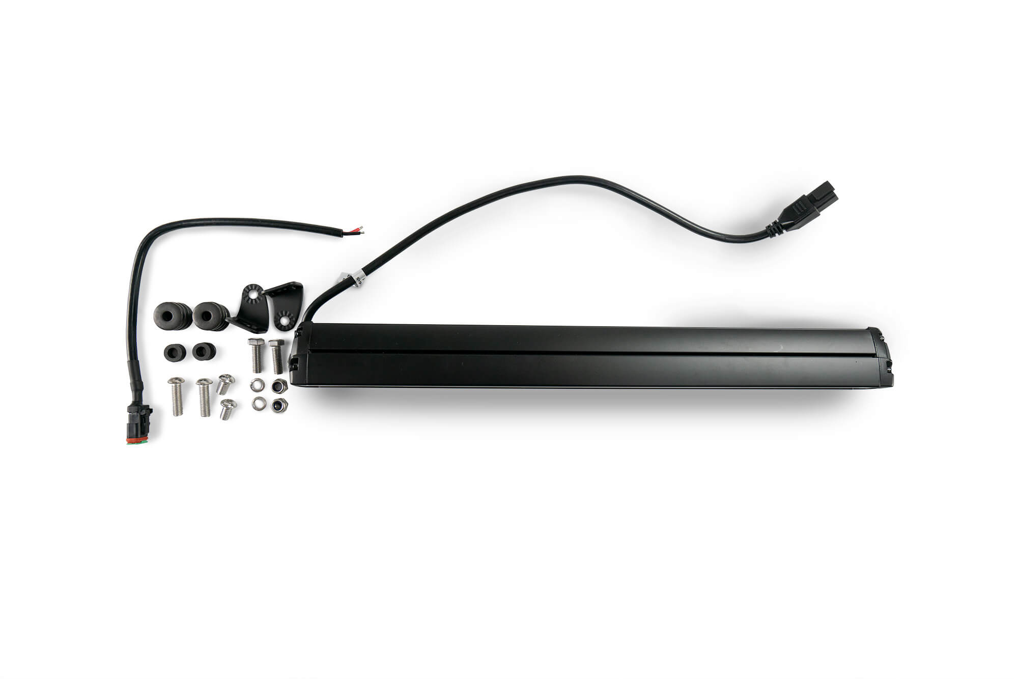 Universal 20in. Single Row LED Light Bar w/ Flood/Spot Combo Pattern/Side Mounts - Apollo Off-Road