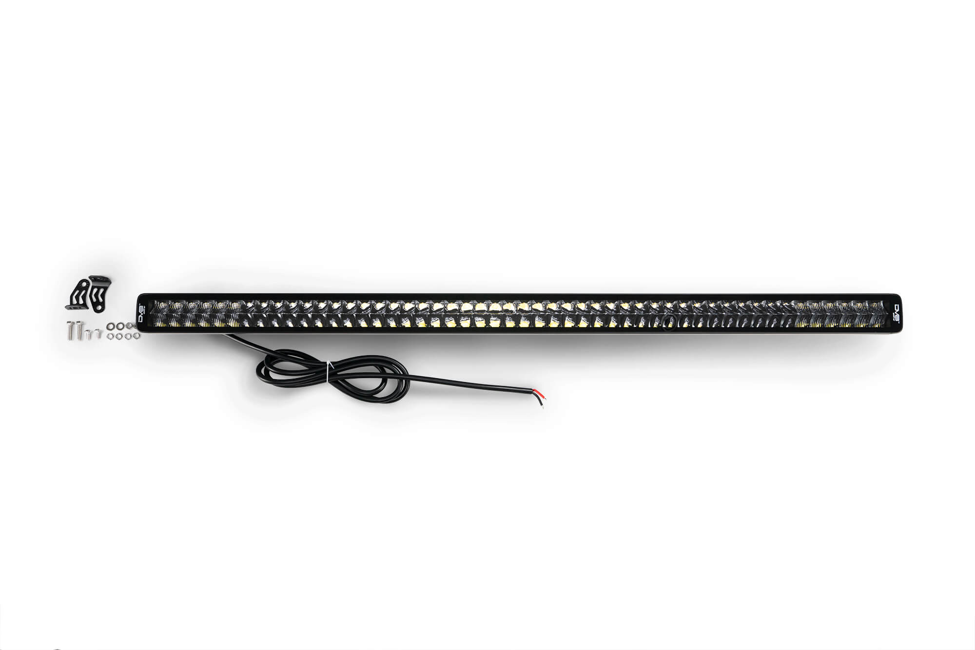 Universal 52 in. Dual Row LED Light Bar With Flood/Spot Pattern and Side Mounts - Apollo Off-Road