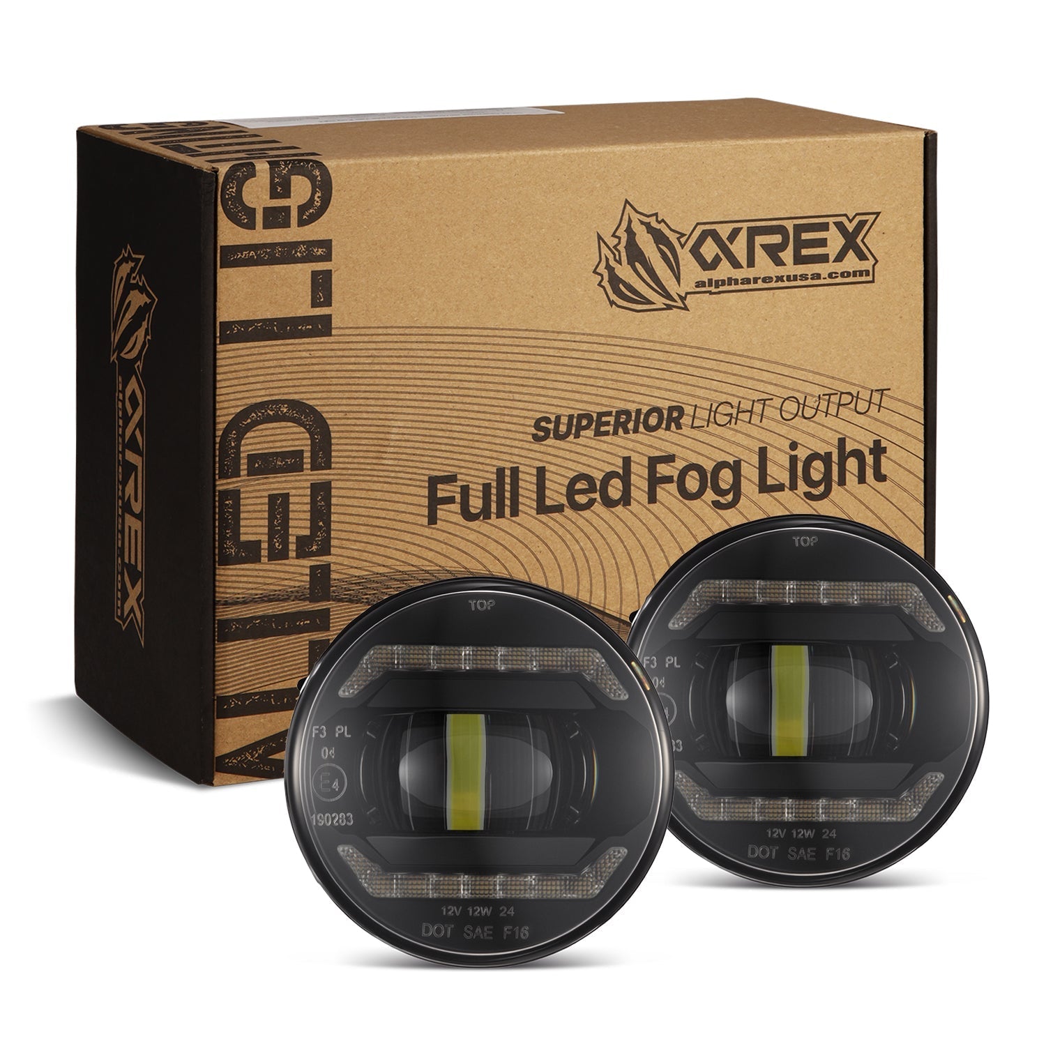 19-23 Ford Ranger DoubleTap Dual Color LED Projector Fog Lights - Apollo Off-Road