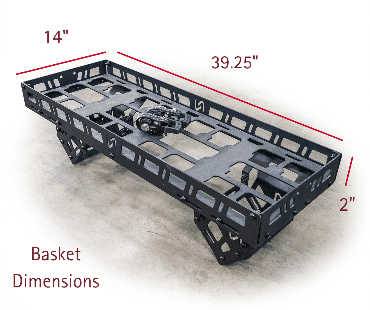 Spare Tire Storage Rack for Universal Externally Mounted Spare Tires