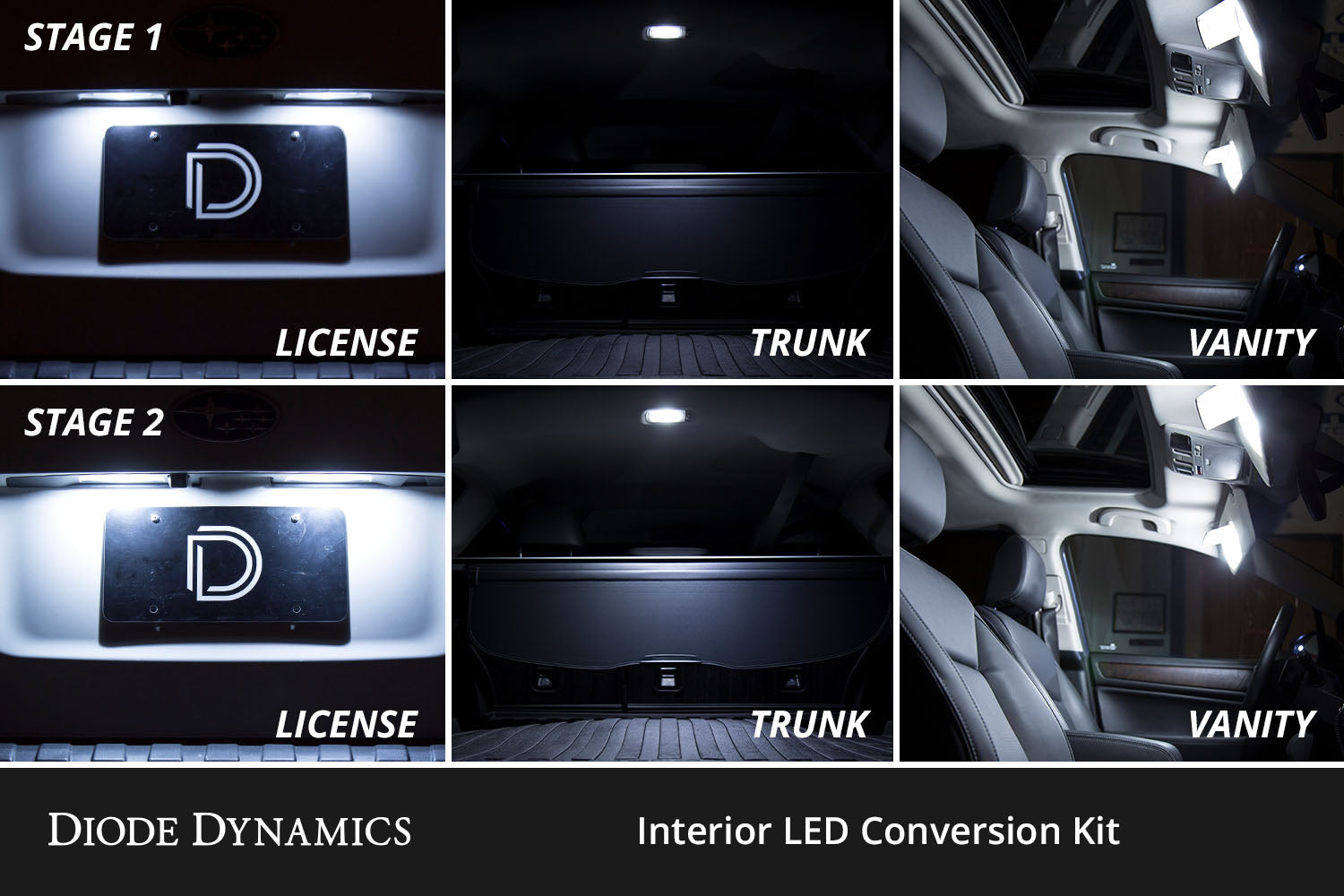 Diode Dynamics Interior LED Kit for 2006-2012 Toyota RAV4 Cool White Stage 1