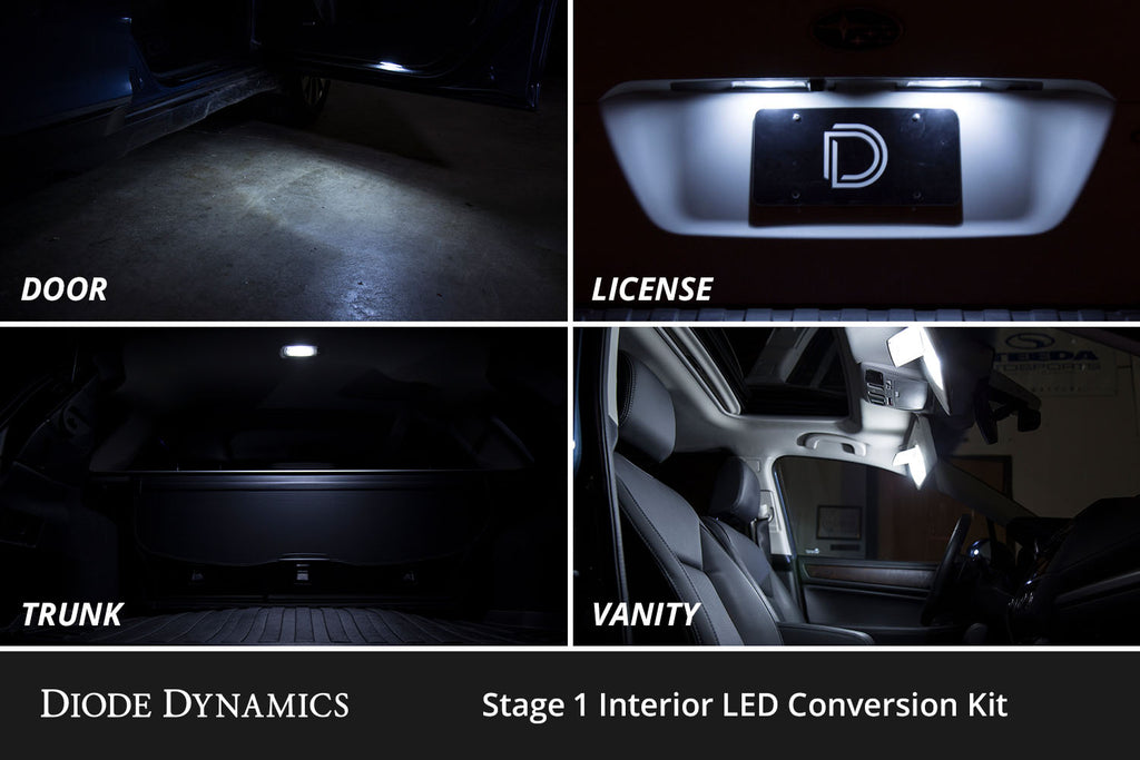 Diode Dynamics Interior LED Kit for 2003-2009 Toyota 4Runner Cool White Stage 2