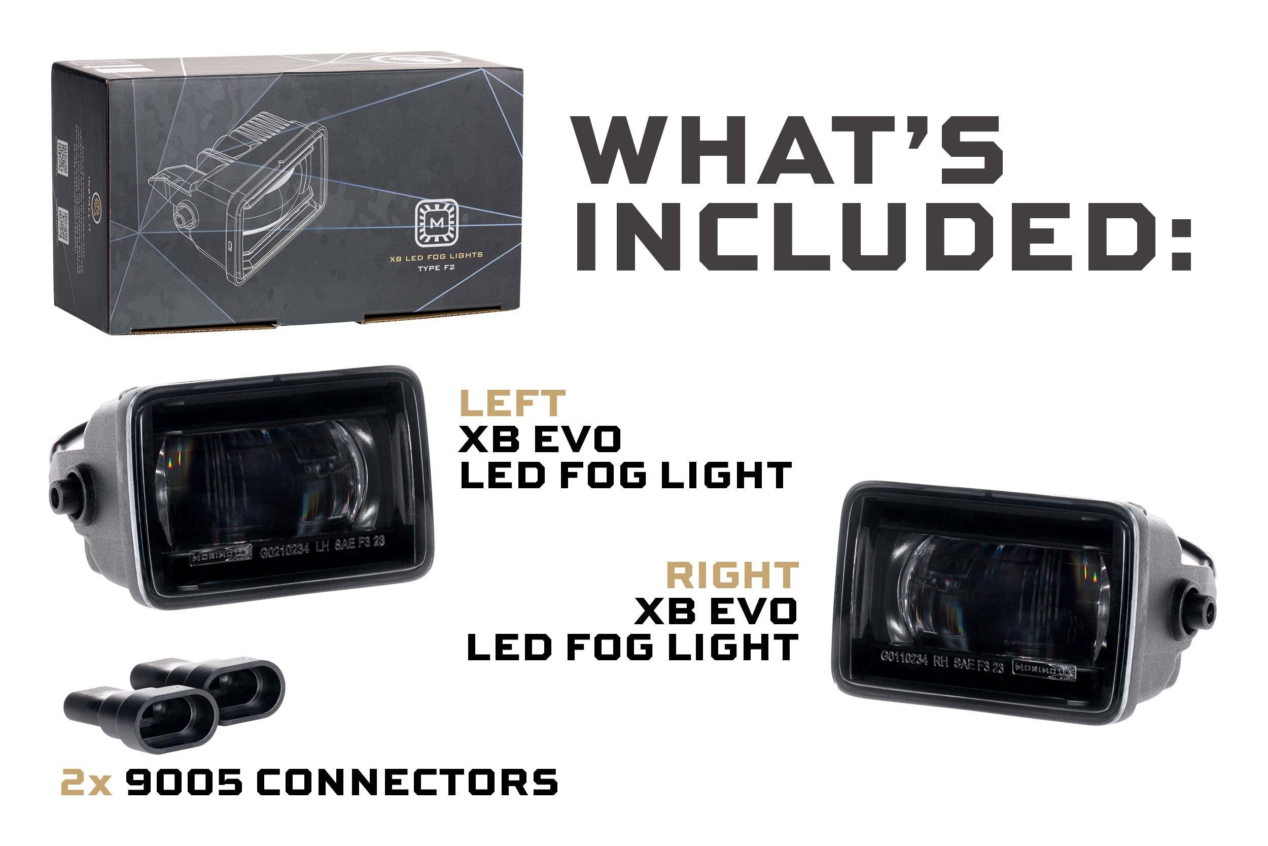 XB Evo Fog Lights: Type F2 (Set / White) - Apollo Off-Road