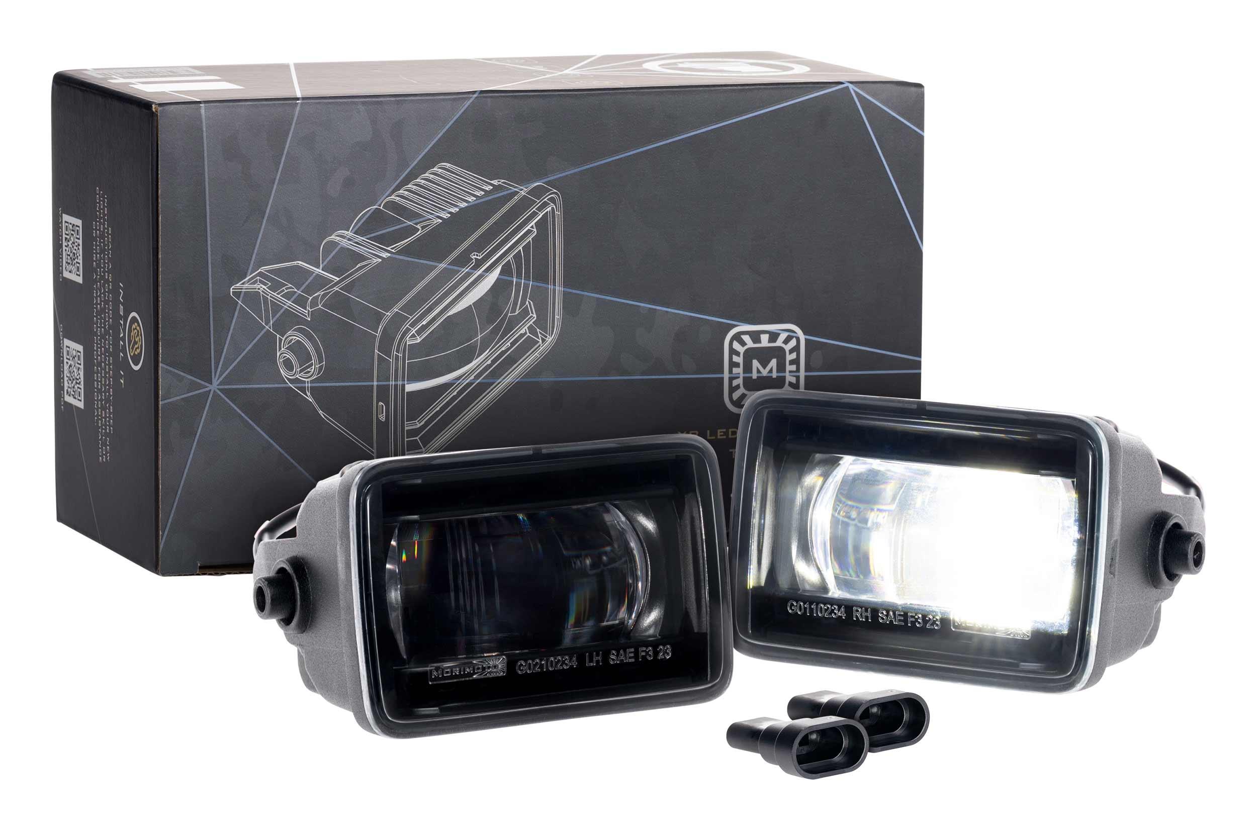 XB Evo Fog Lights: Type F2 (Set / White) - Apollo Off-Road